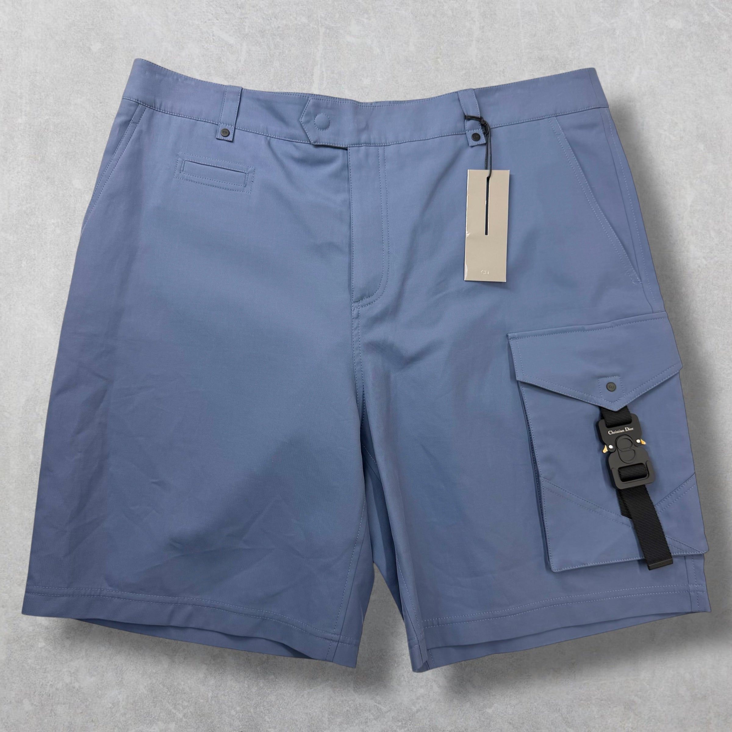Dior Technical Cotton Twill Cargo Shorts With CD Buckle 54 (XXL)