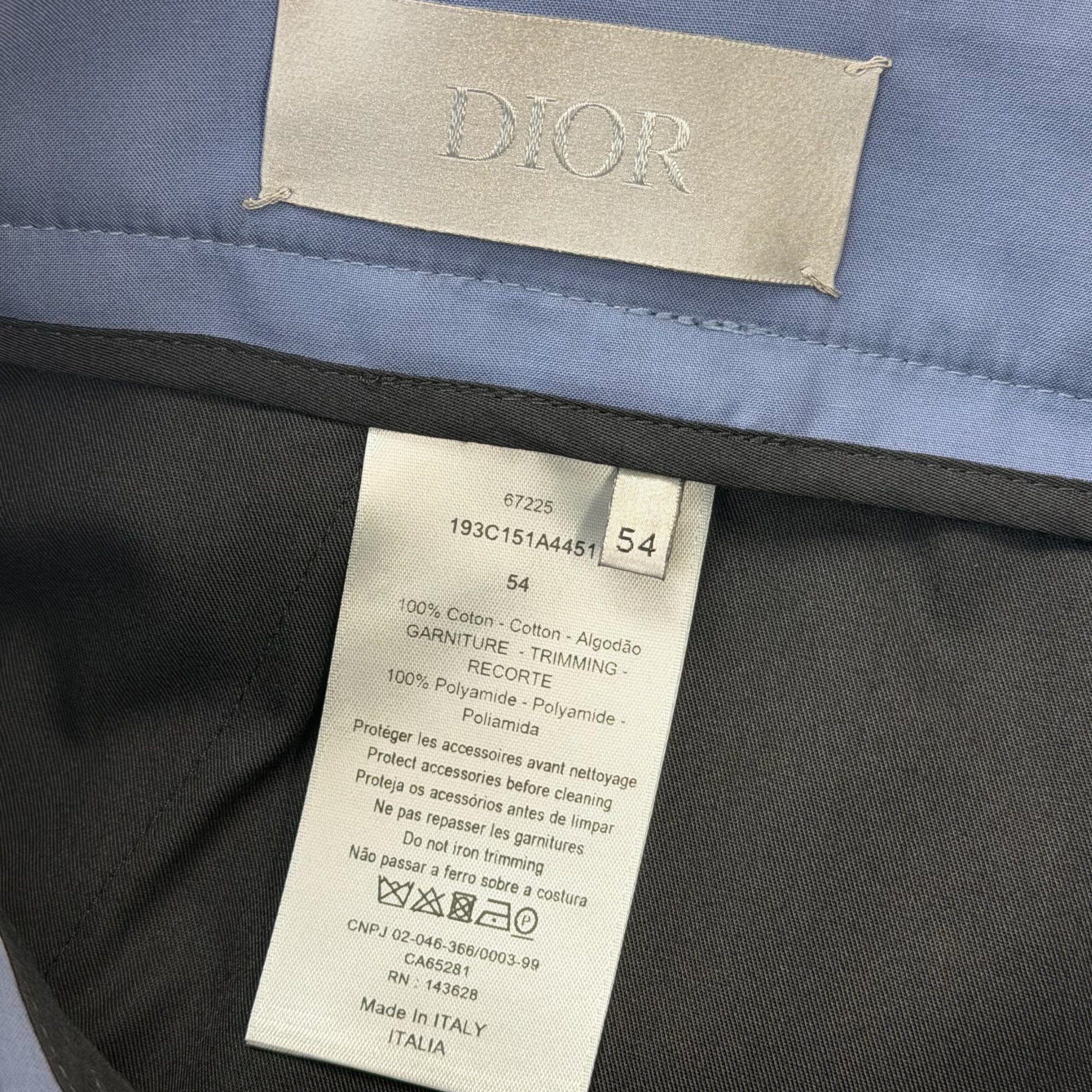 Dior Technical Cotton Twill Cargo Shorts With CD Buckle 54 (XXL)
