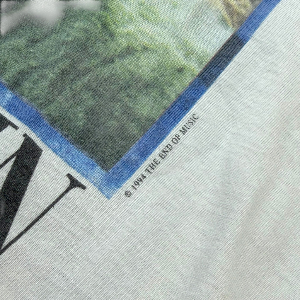 Vintage 1994 Nirvana Kurt Cobain Memorial Portait Tee L