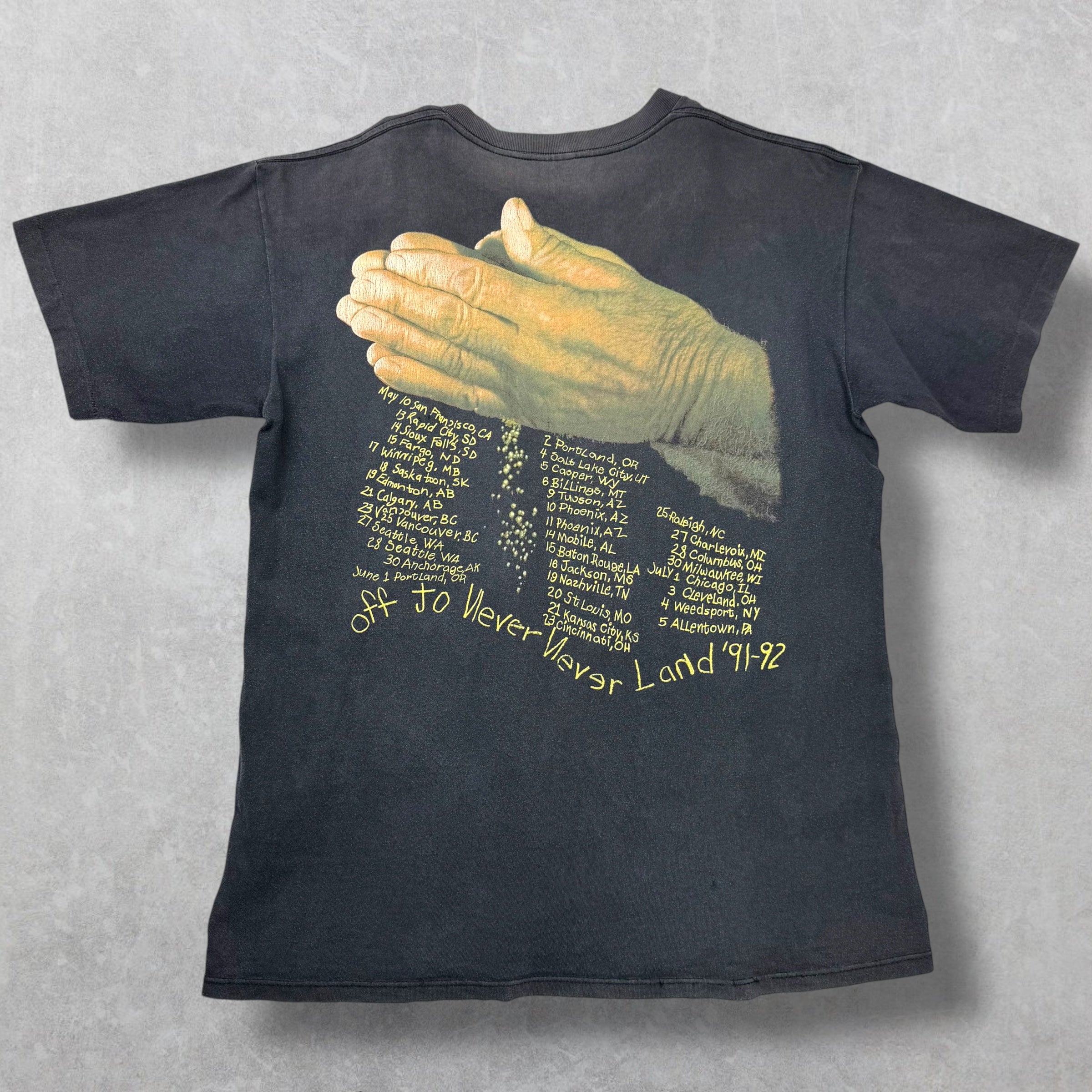 Vintage 1991 Metallica Enter Sandman Tour Tee L