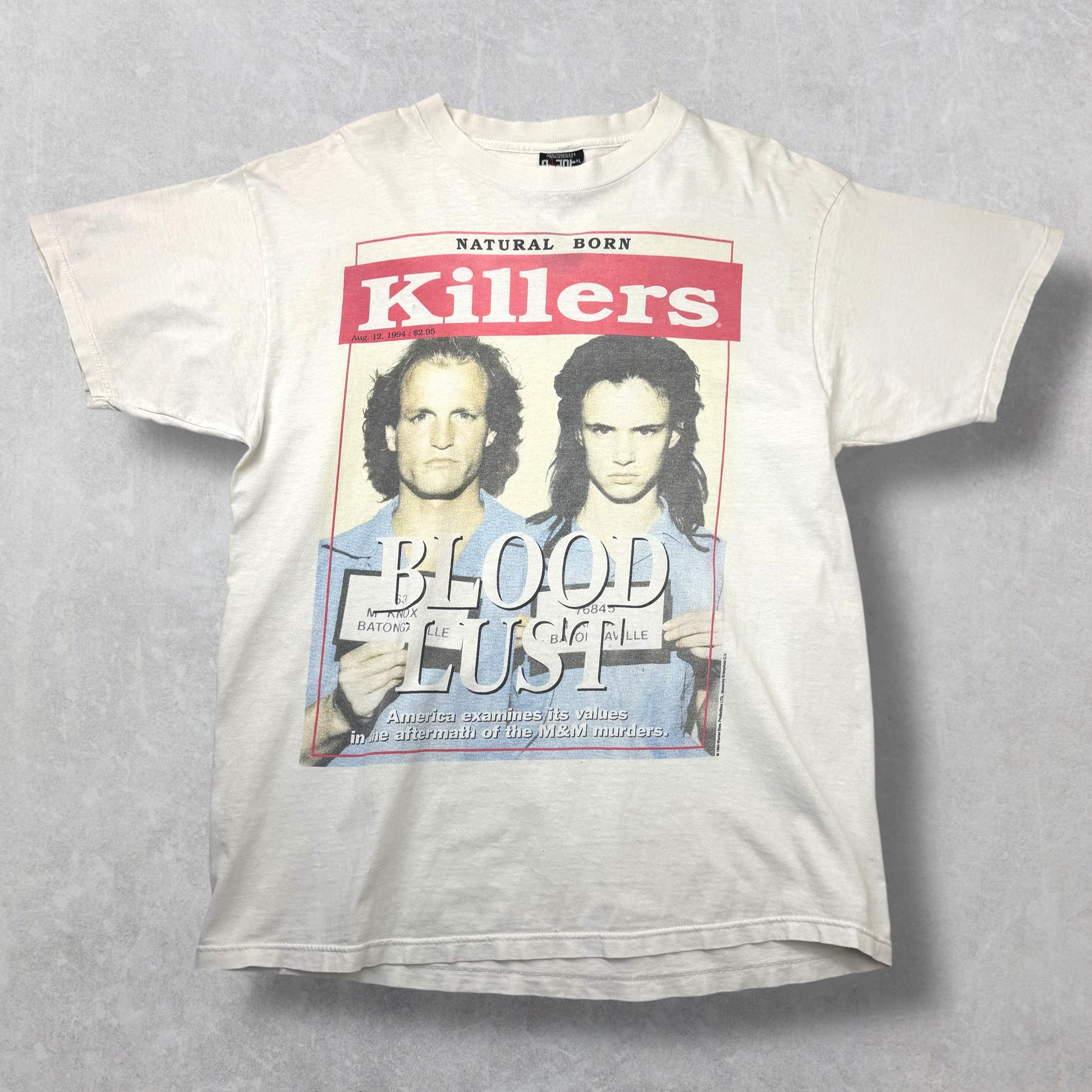 Vintage 1994 Natural Born Killers Blood Lust Tee XL