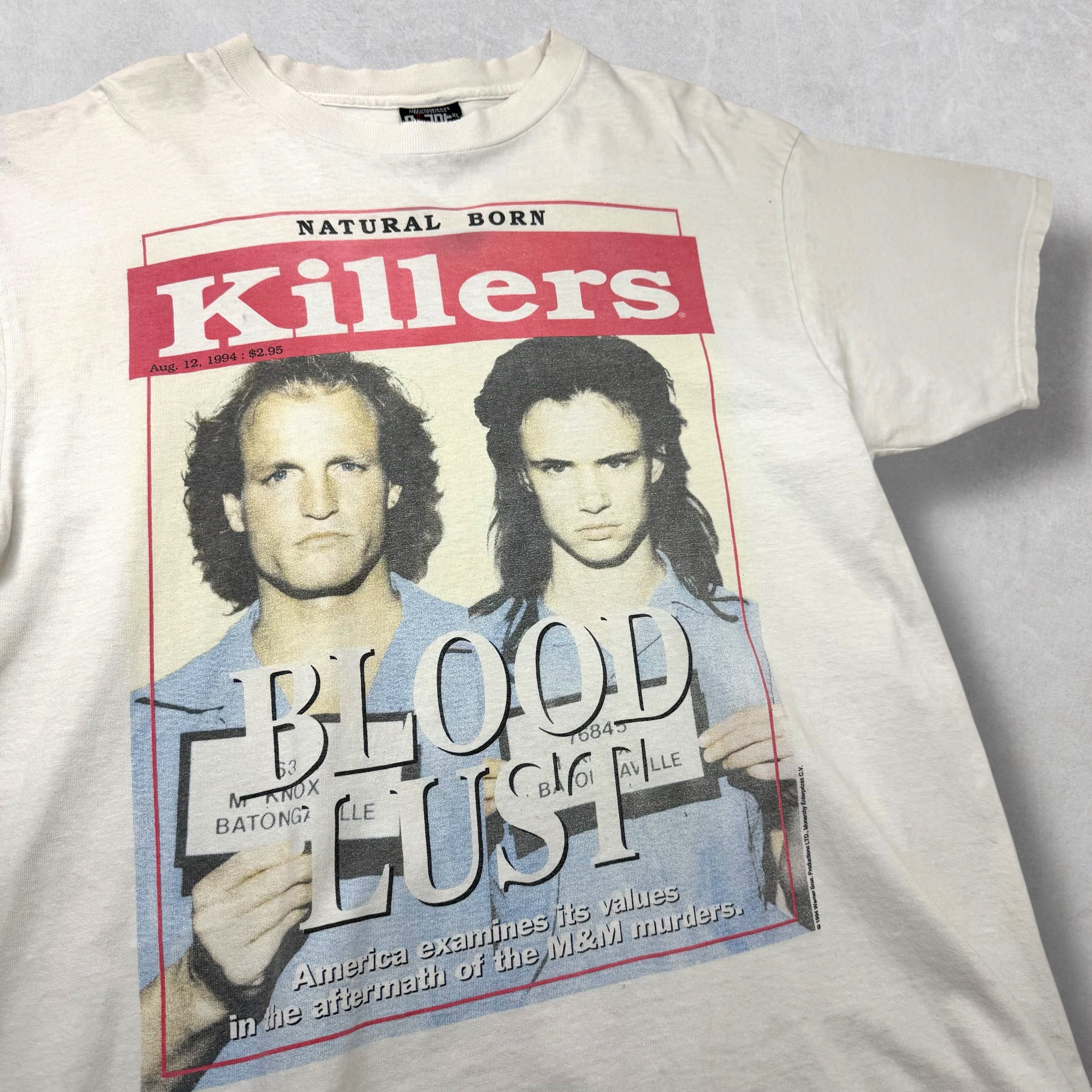 Vintage 1994 Natural Born Killers Blood Lust Tee XL