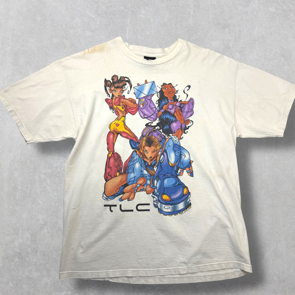 Vintage 1999 TLC No Fan Mail Fan Club Tee XL