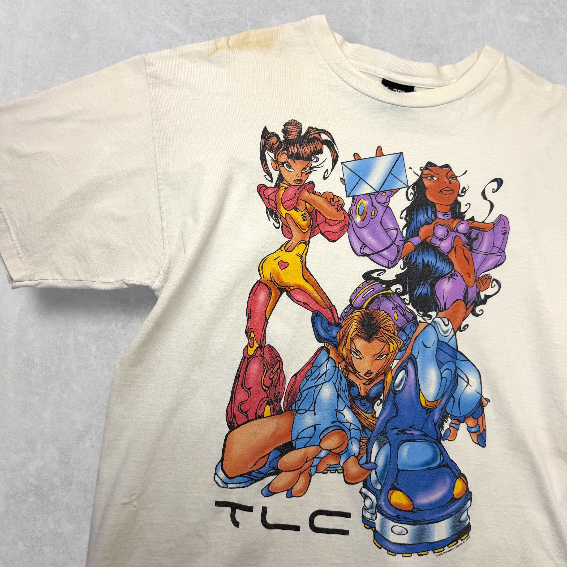 Vintage 1999 TLC No Fan Mail Fan Club Tee XL