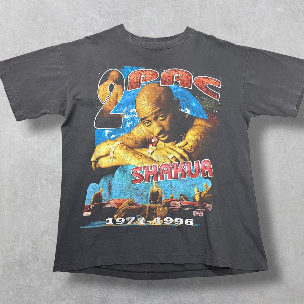 Vintage Tupac Life Goes On No More Pain Rap Tee XL