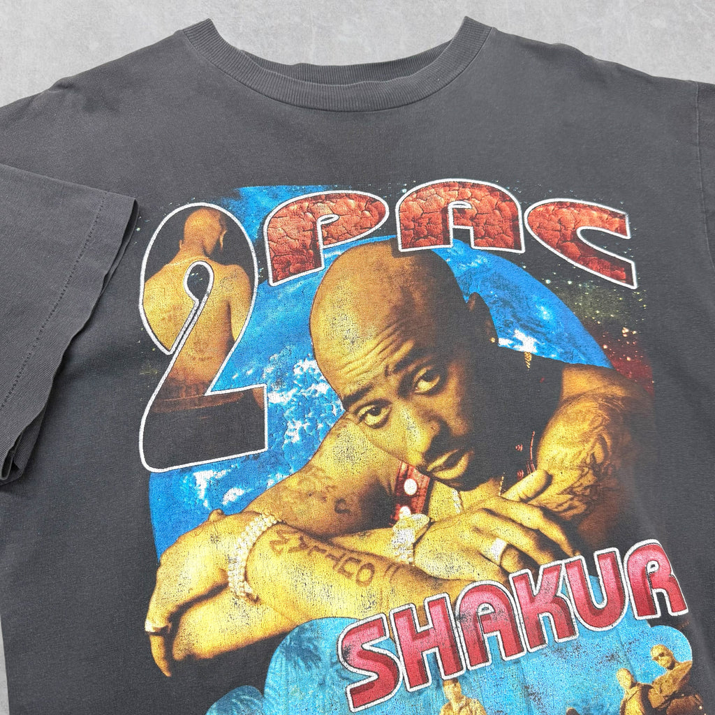Vintage Tupac Life Goes On No More Pain Rap Tee XL