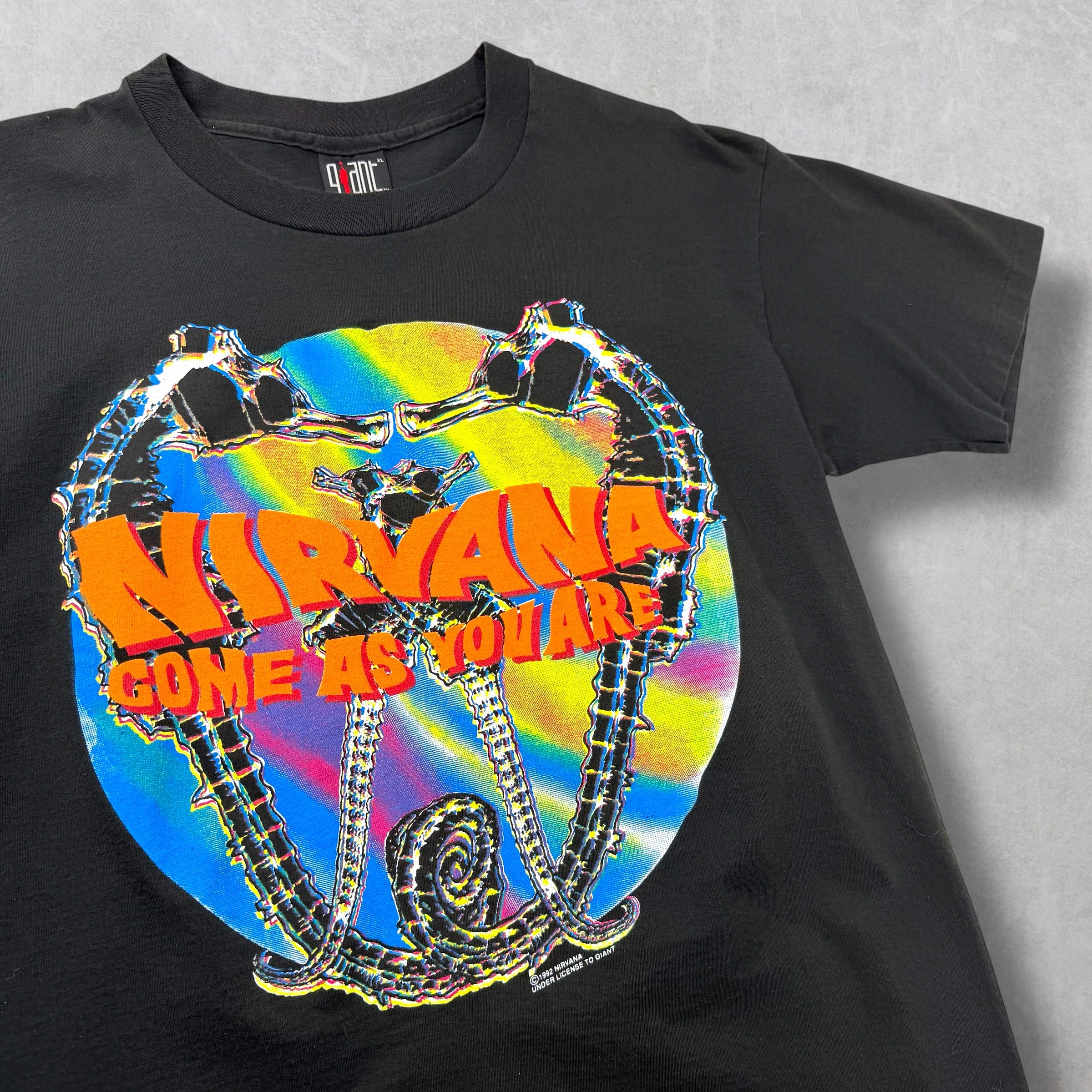 Vintage 1992 Nirvana Come As You Are Tee XL
