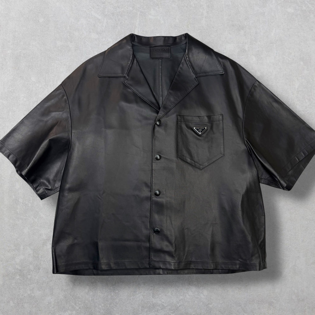 Prada Nappa Leather Shirt 54 (XL)