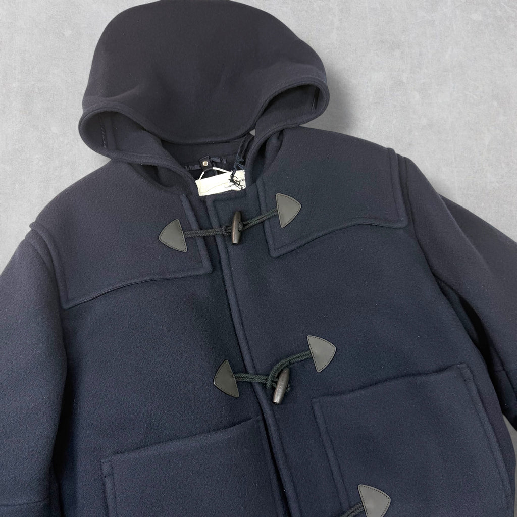 Prada Cropped Wool Down Padded Duffle Coat XL
