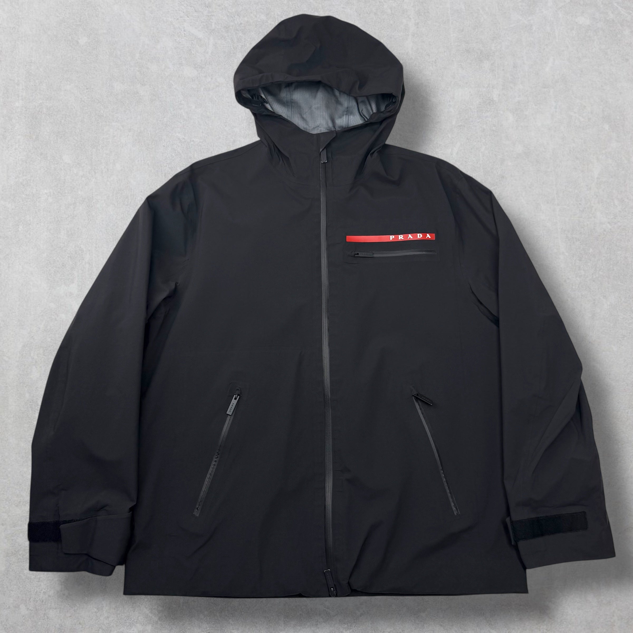 Prada Linea Rossa Gore-Tex Hooded Jacket M
