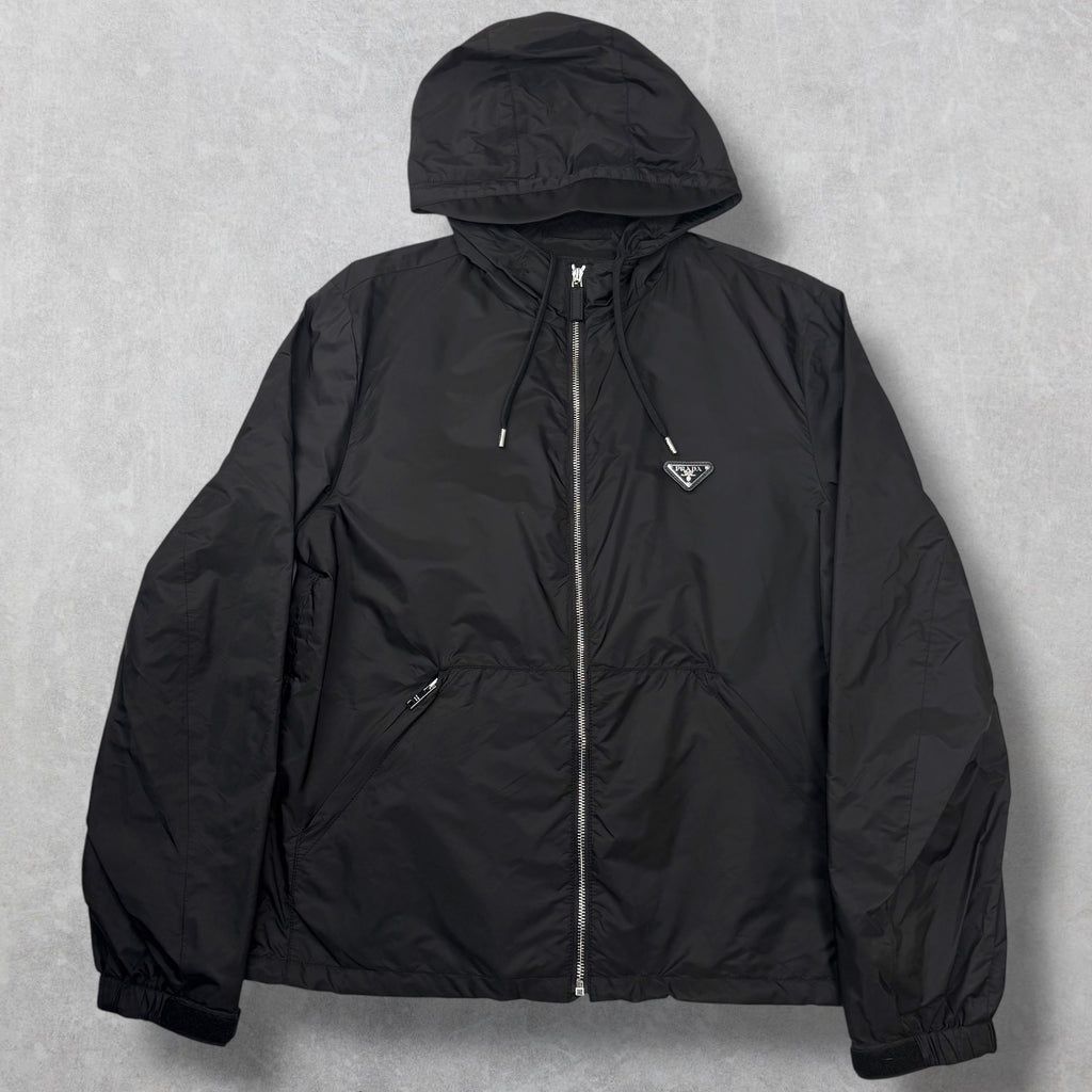 Prada Re-Nylon Hooded Jacket Size 50 (M)