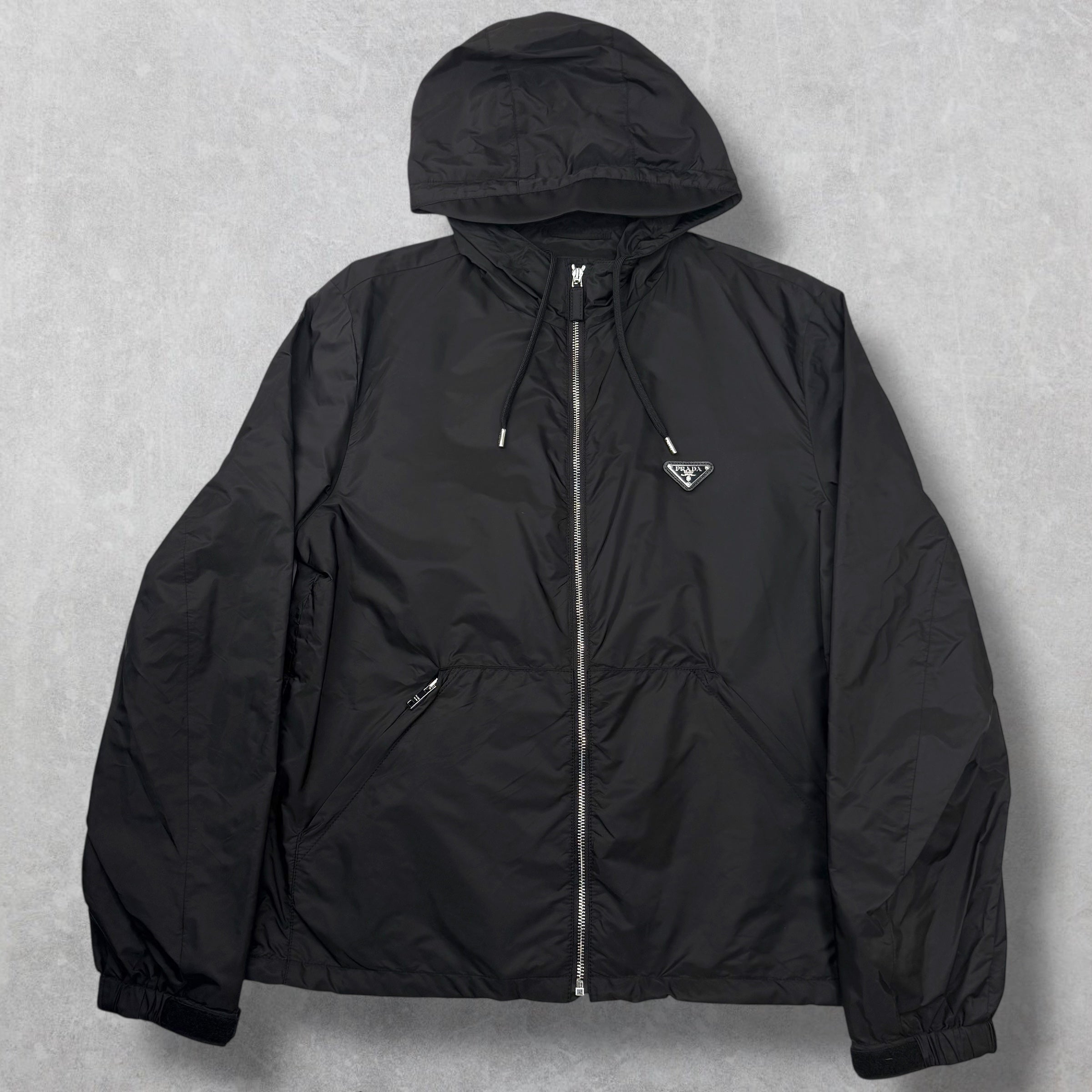 Prada Re-Nylon Hooded Jacket Size 50 (M)