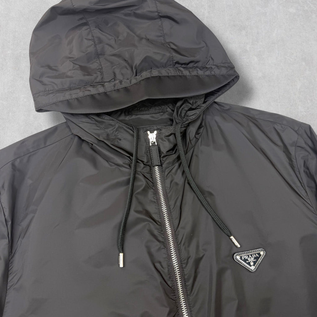 Prada Re-Nylon Hooded Jacket Size 50 (M)