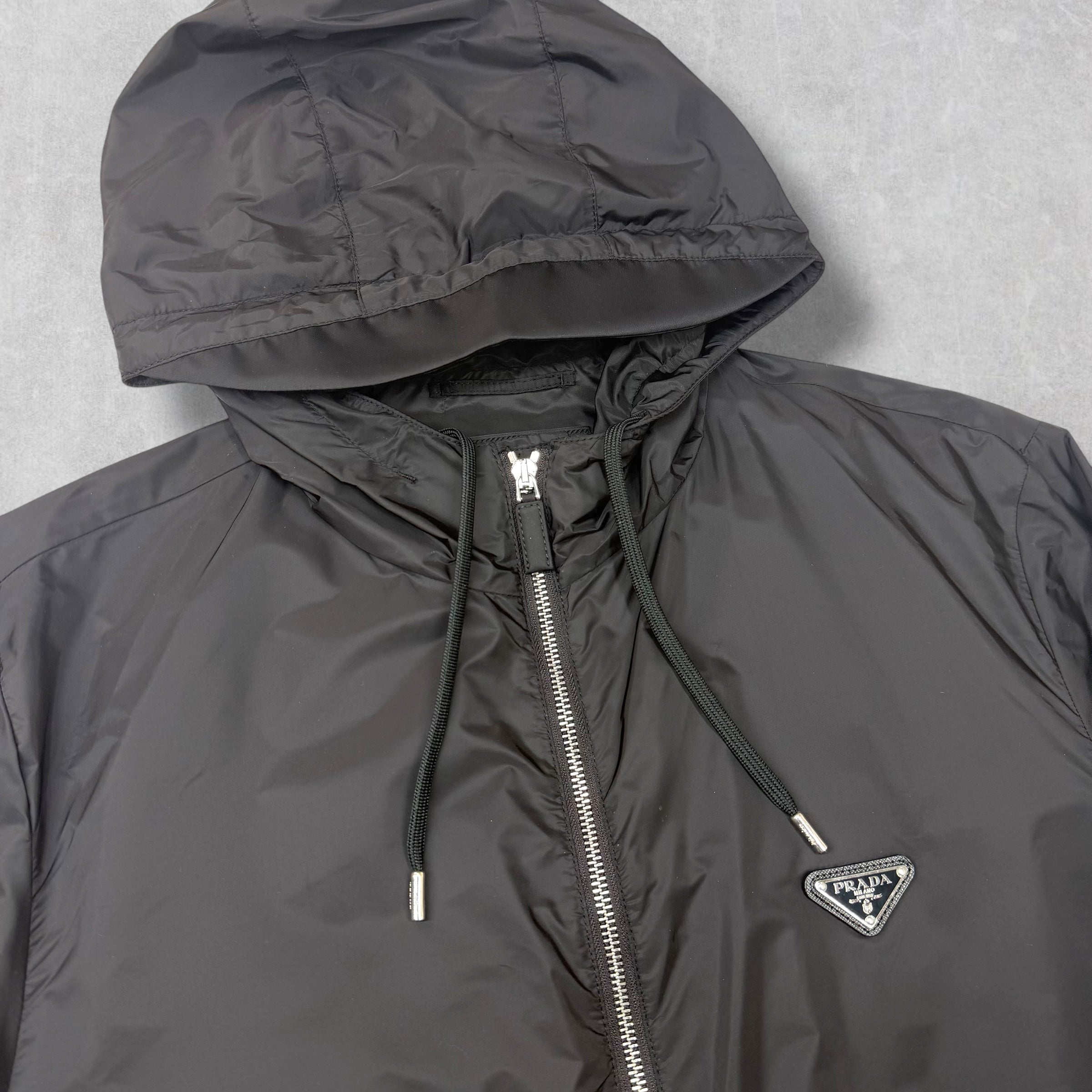 Prada Re-Nylon Hooded Jacket Size 50 (M)