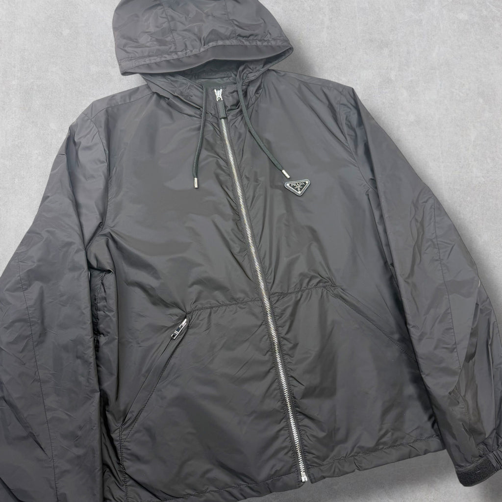 Prada Re-Nylon Hooded Jacket Size 50 (M)