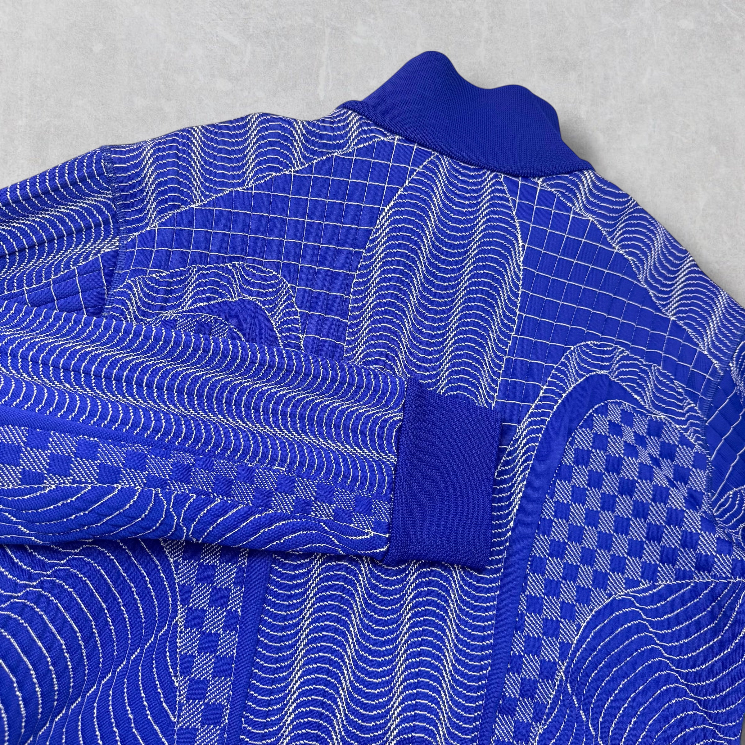 Louis Vuitton Blue Damier Technical Blouson L