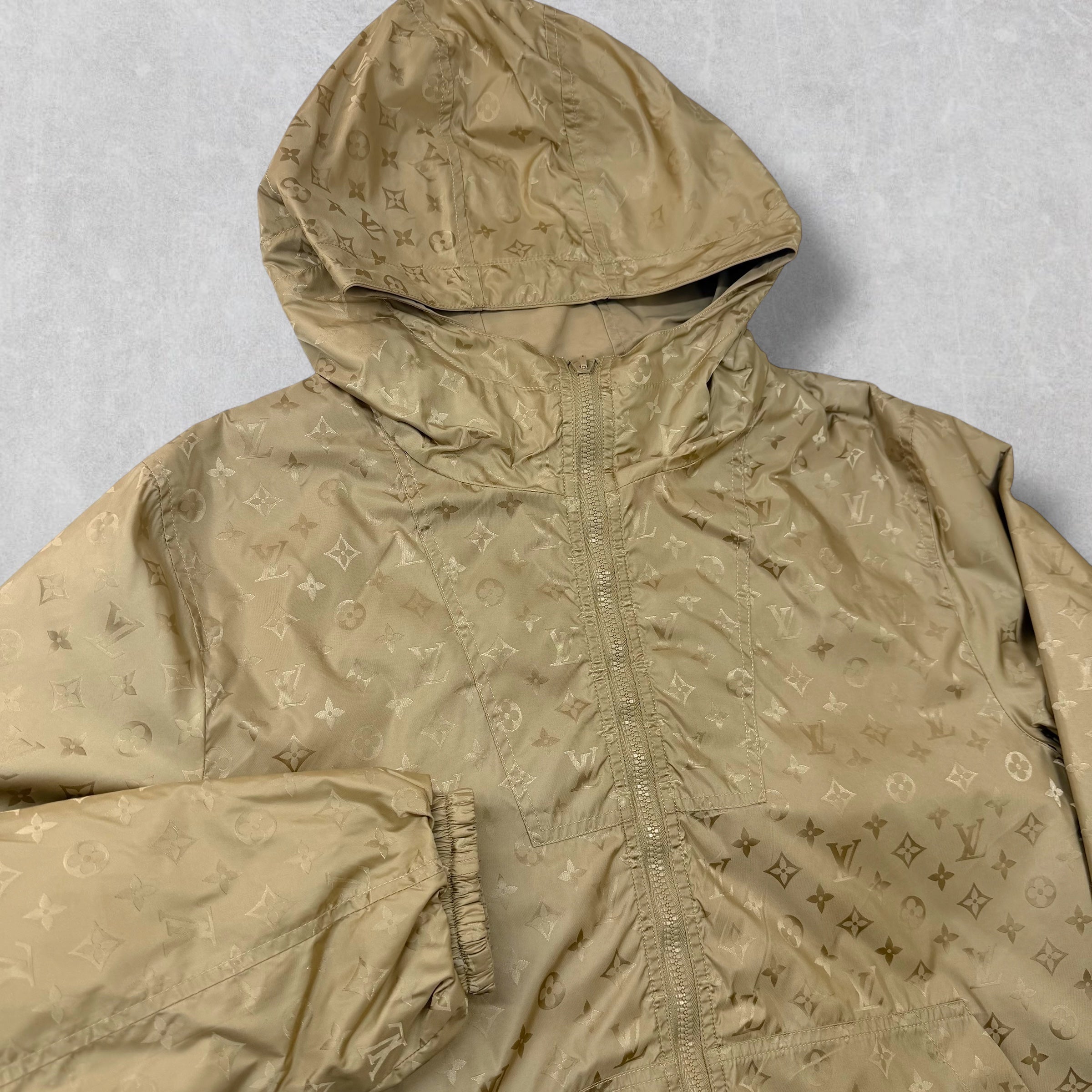 Louis Vuitton Monogram Reversible Windbreaker Gold 46 (S)