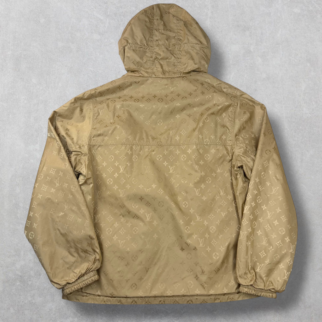 Louis Vuitton Monogram Reversible Windbreaker Gold 46 (S)