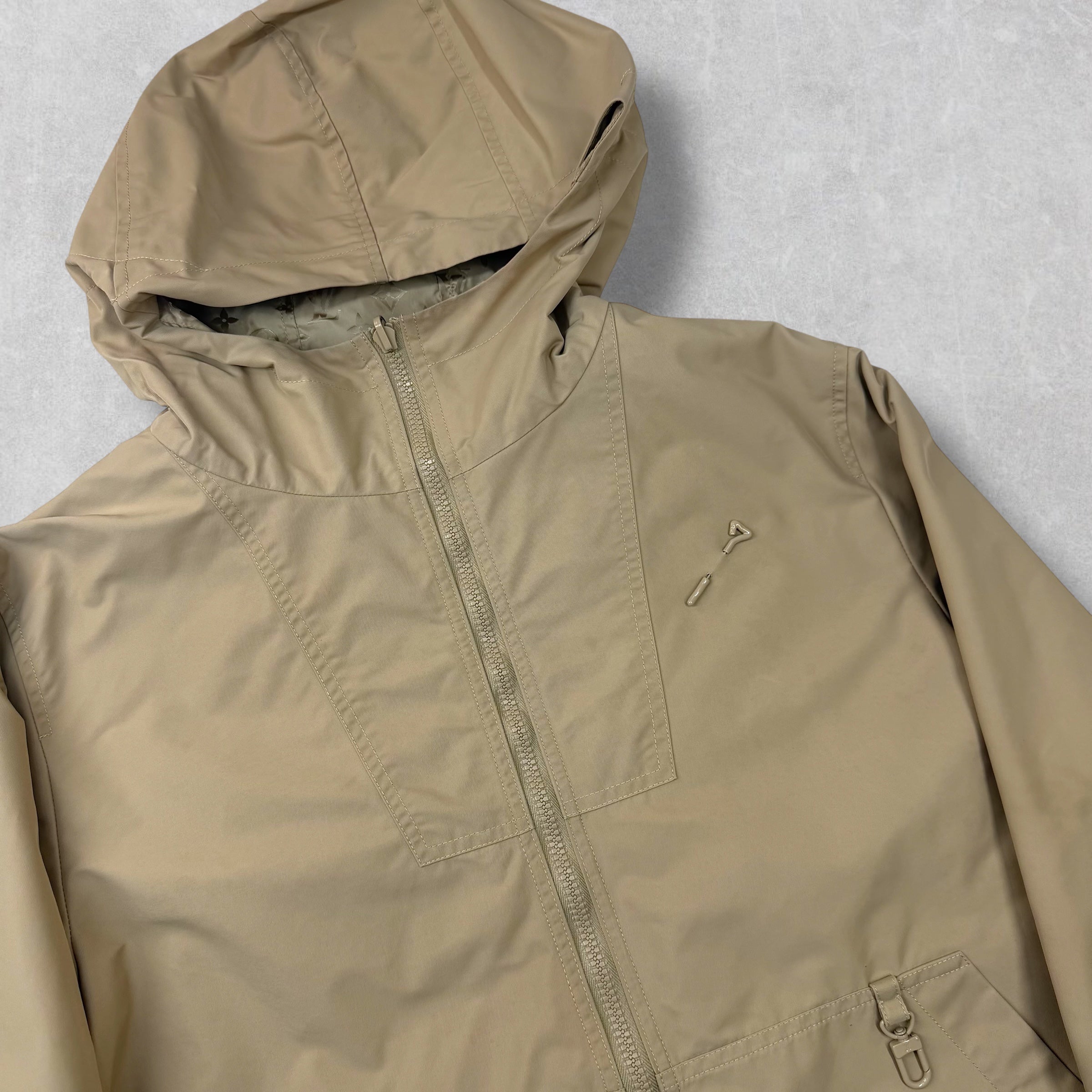 Louis Vuitton Monogram Reversible Windbreaker Gold 46 (S)