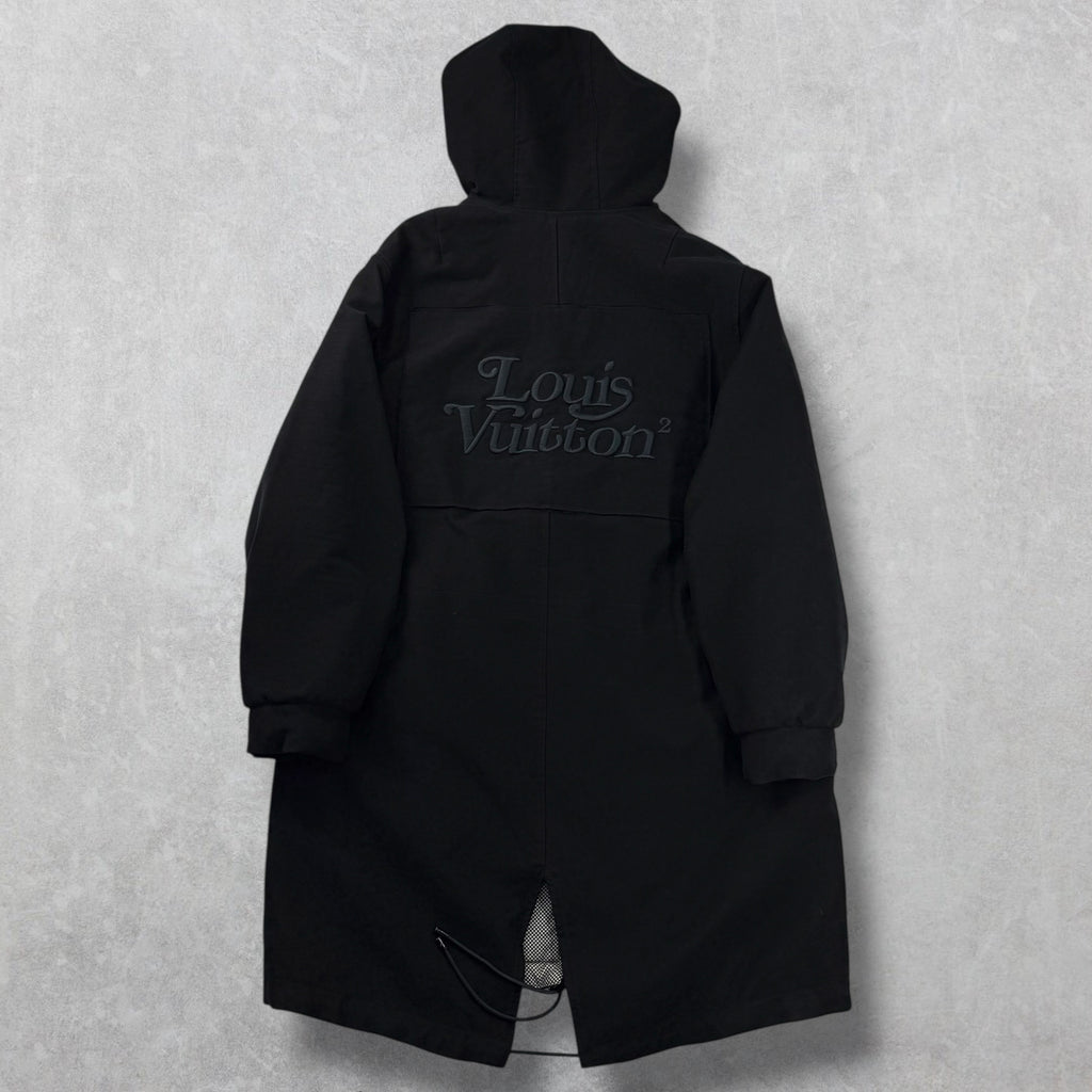 Louis Vuitton x Nigo Embroidered Padded Moleskine Parka 48 (M)