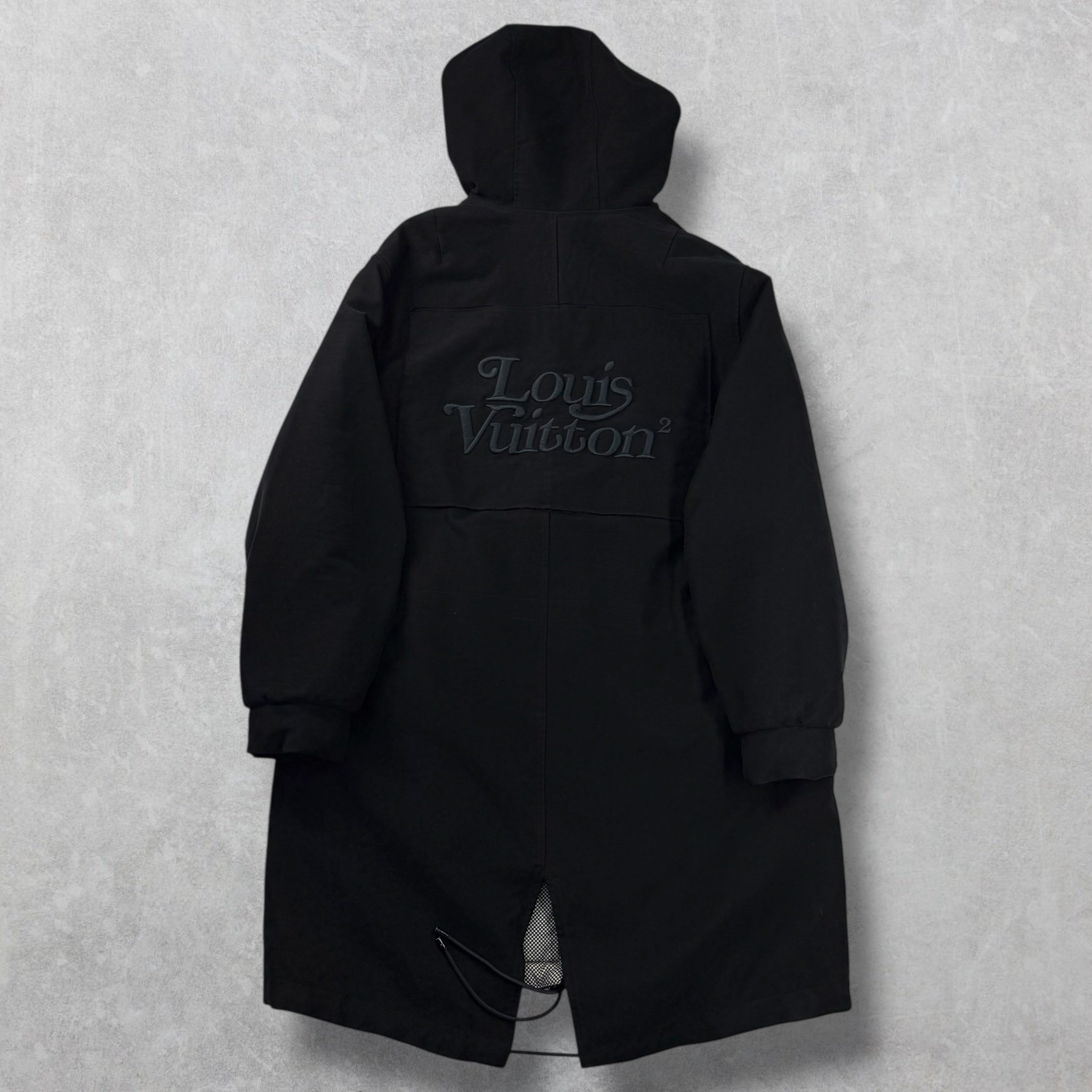 Louis Vuitton x Nigo Embroidered Padded Moleskine Parka 48 (M)
