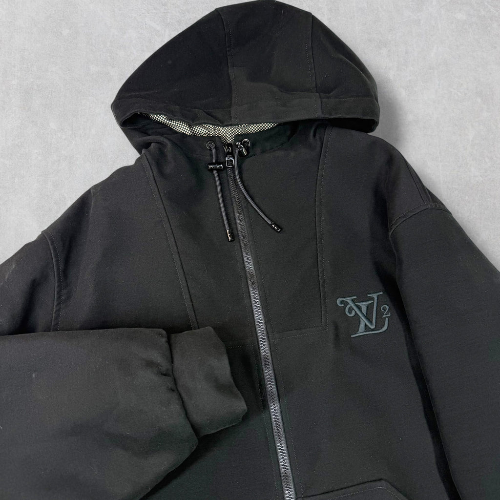 Louis Vuitton x Nigo Embroidered Padded Moleskine Parka 48 (M)