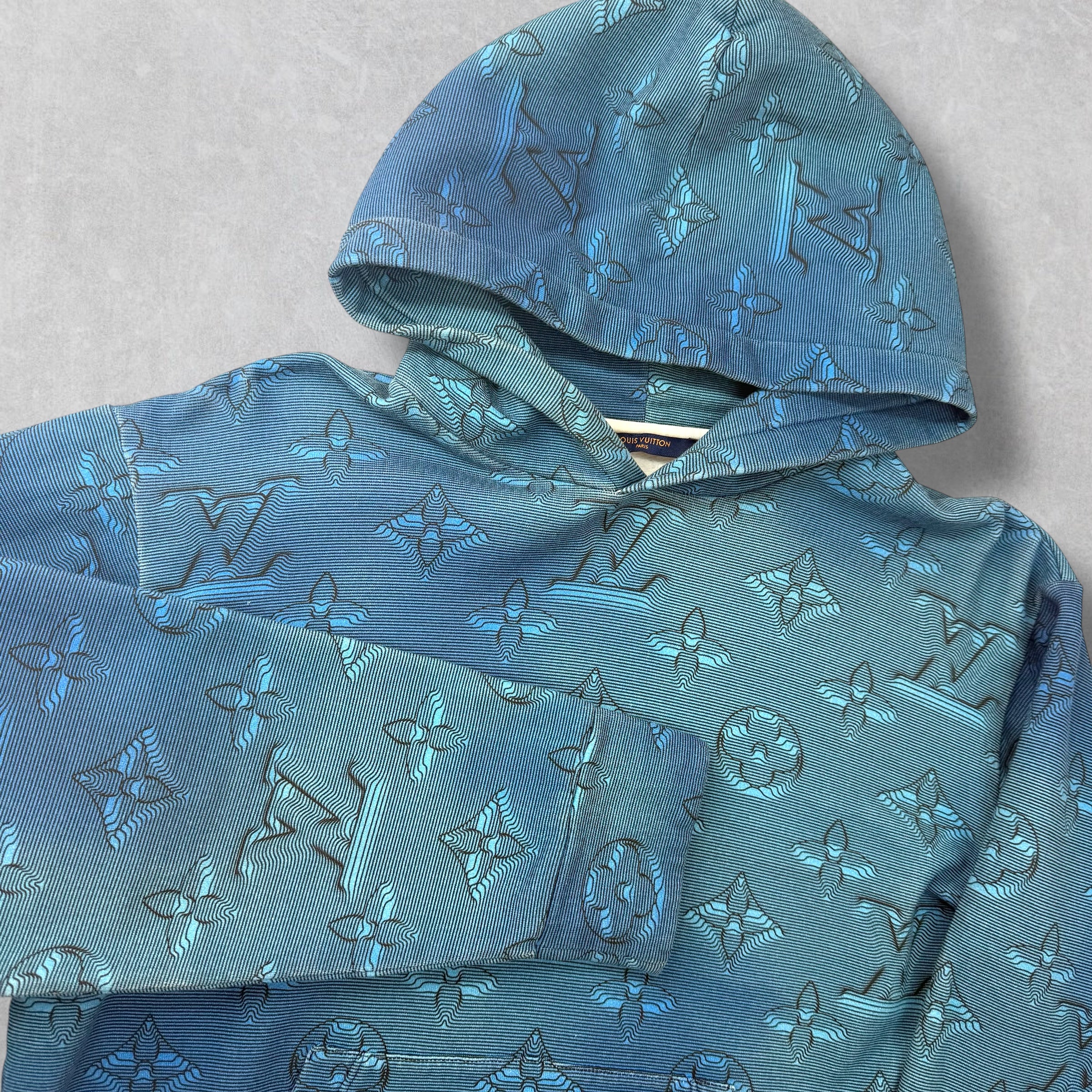 Louis Vuitton 2054 Illusion Monogram Hoodie S