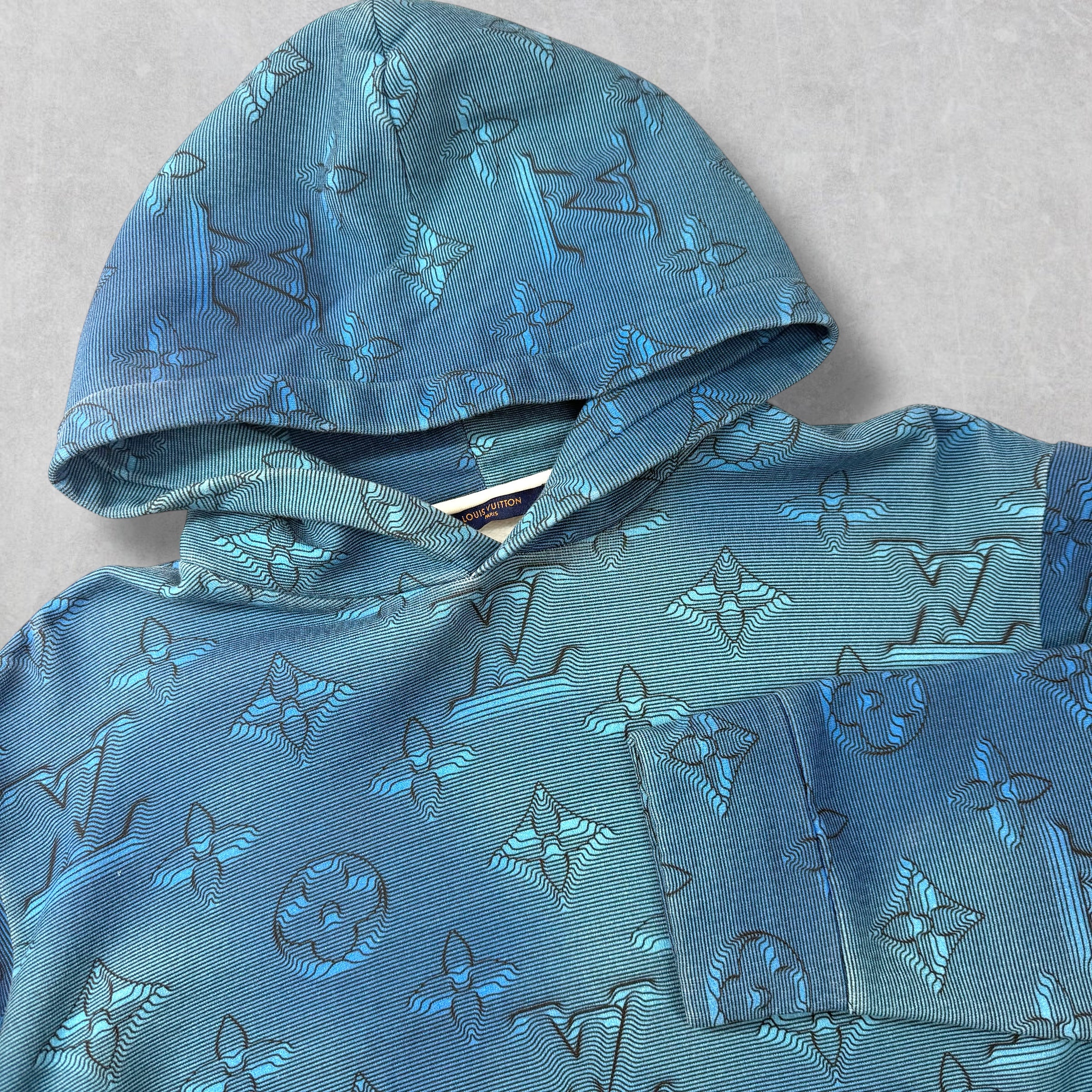 Louis Vuitton 2054 Illusion Monogram Hoodie S