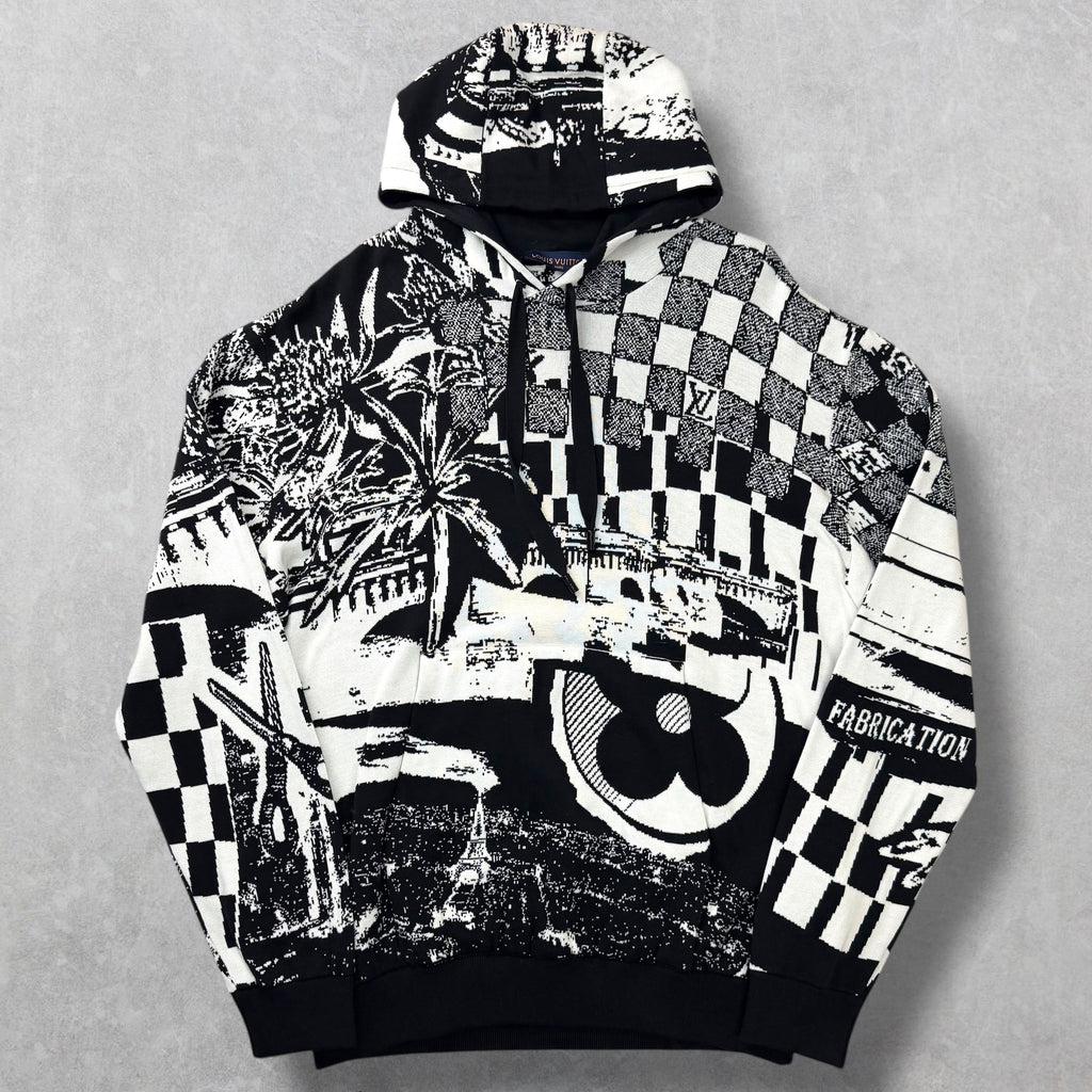 Louis Vuitton Parisian College Jacquard Hoodie XXL
