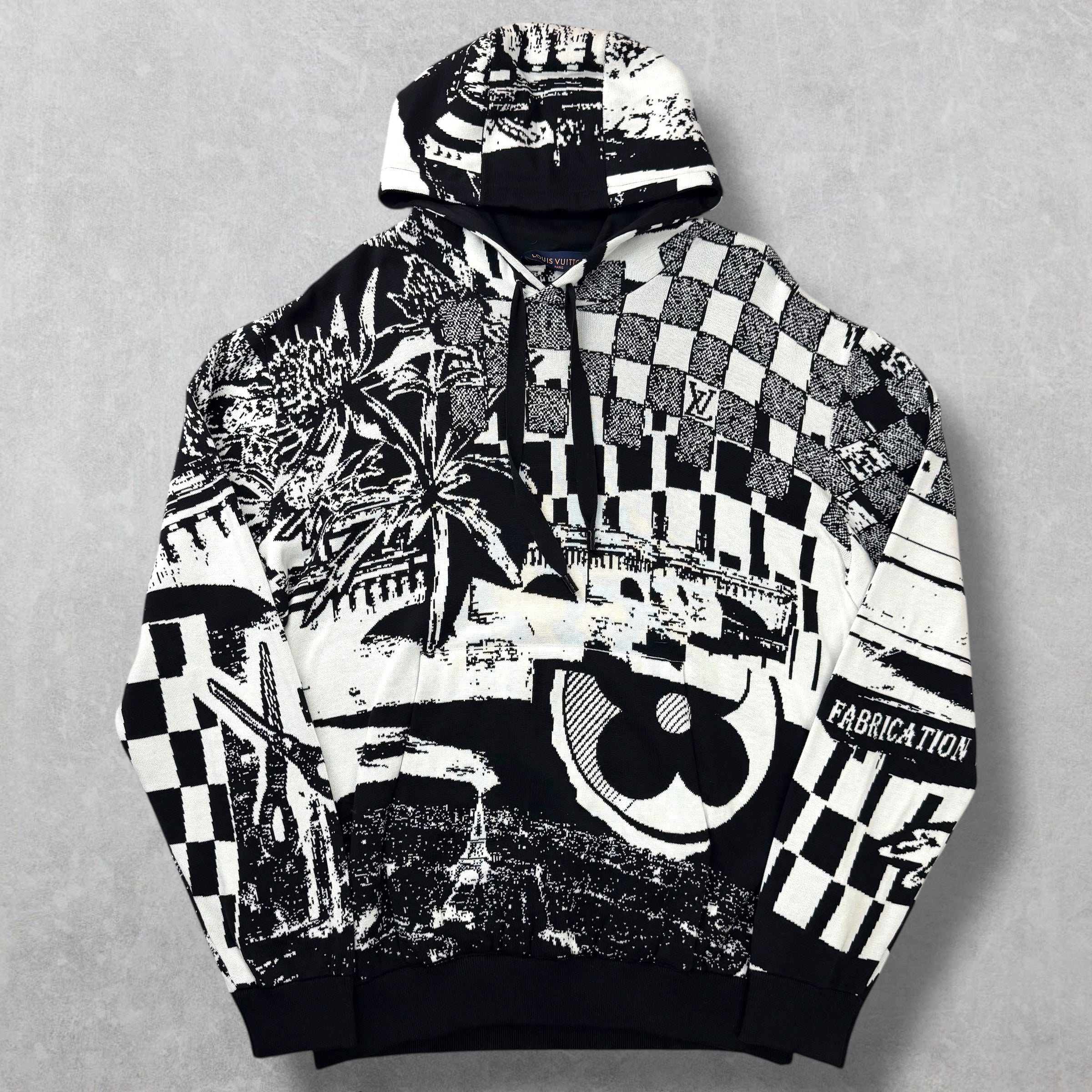 Louis Vuitton Parisian College Jacquard Hoodie XXL