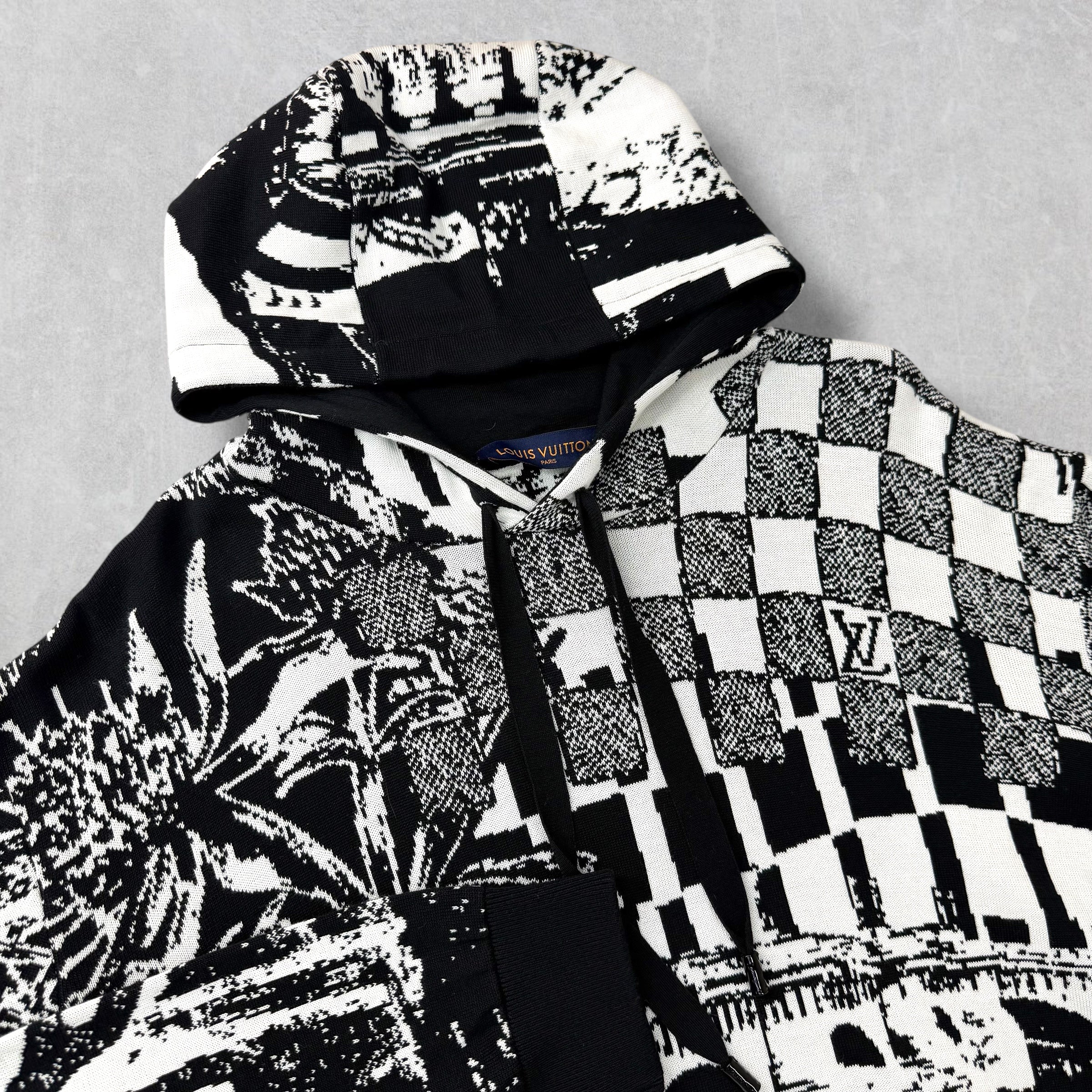 Louis Vuitton Parisian College Jacquard Hoodie XXL