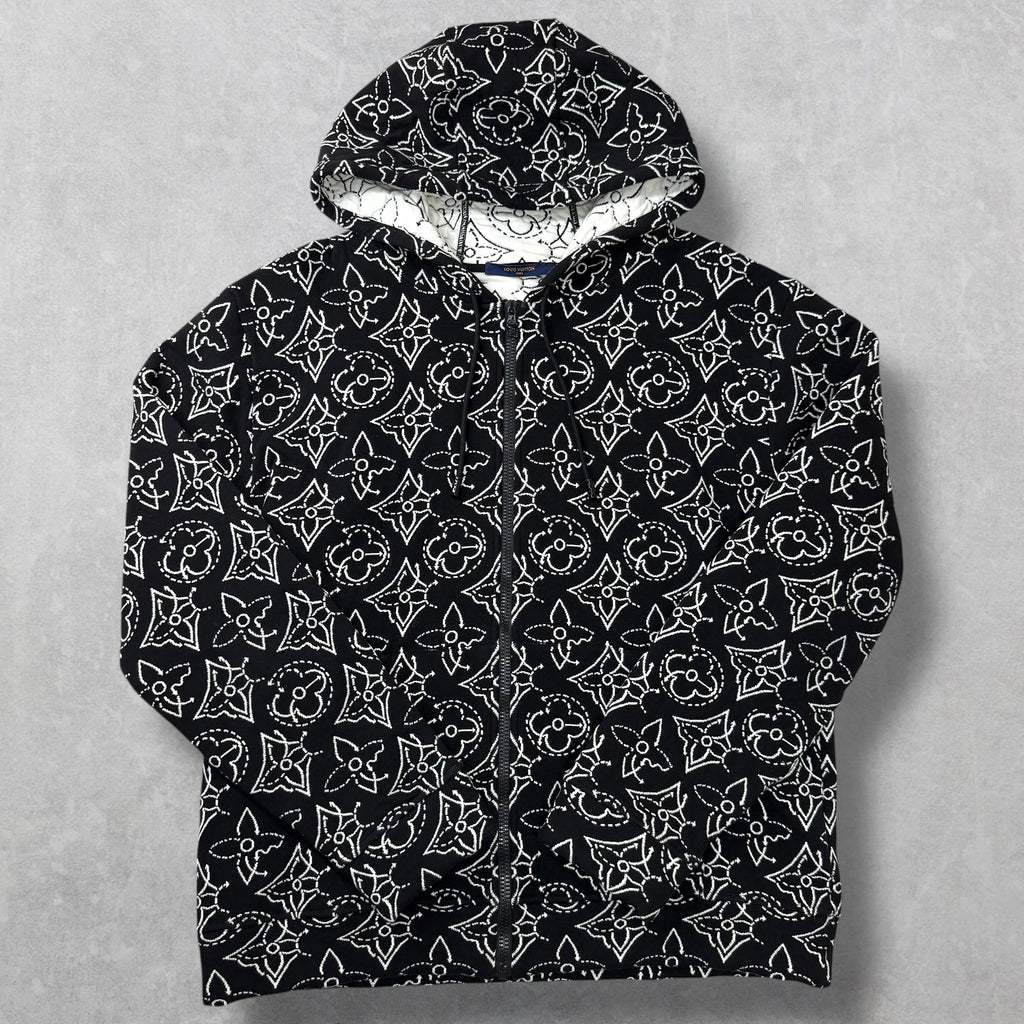 Louis Vuitton x NBA Quilted Zip Hoodie XXL