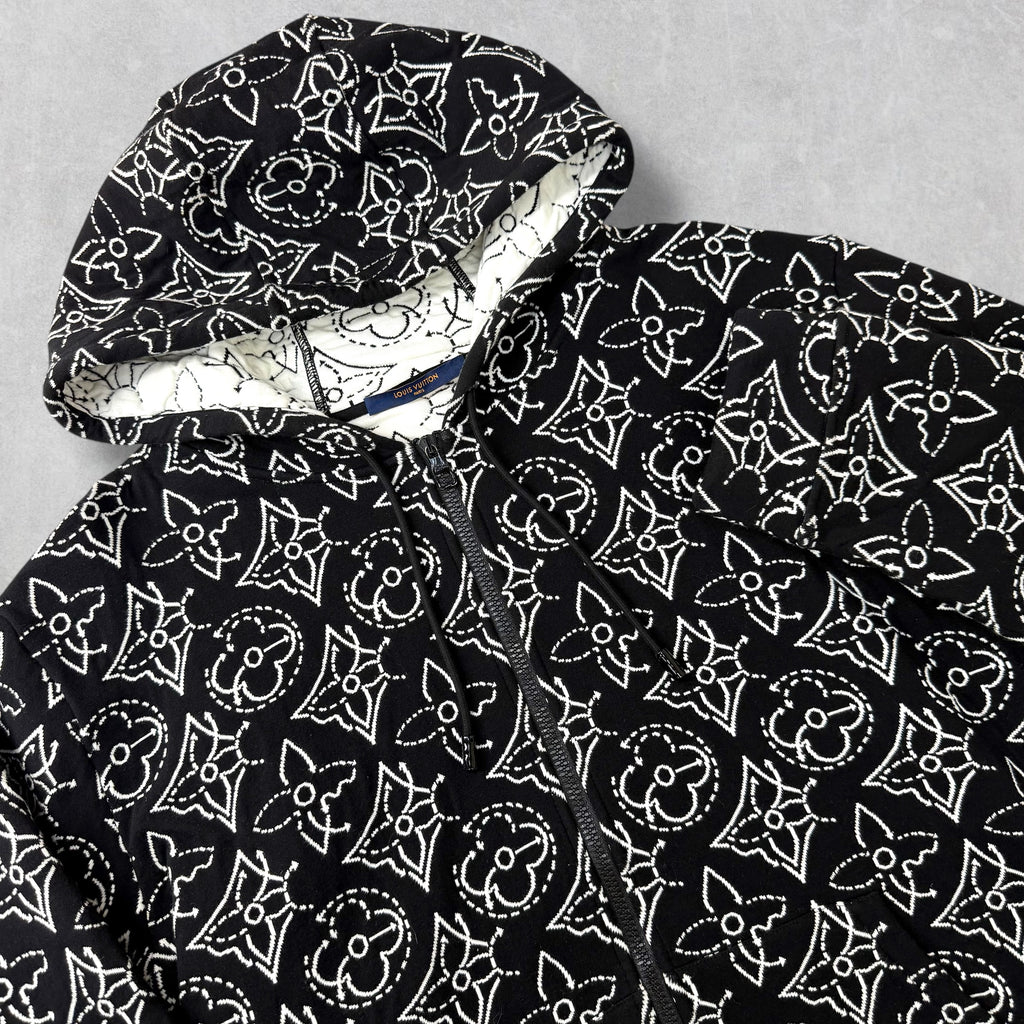 Louis Vuitton x NBA Quilted Zip Hoodie XXL