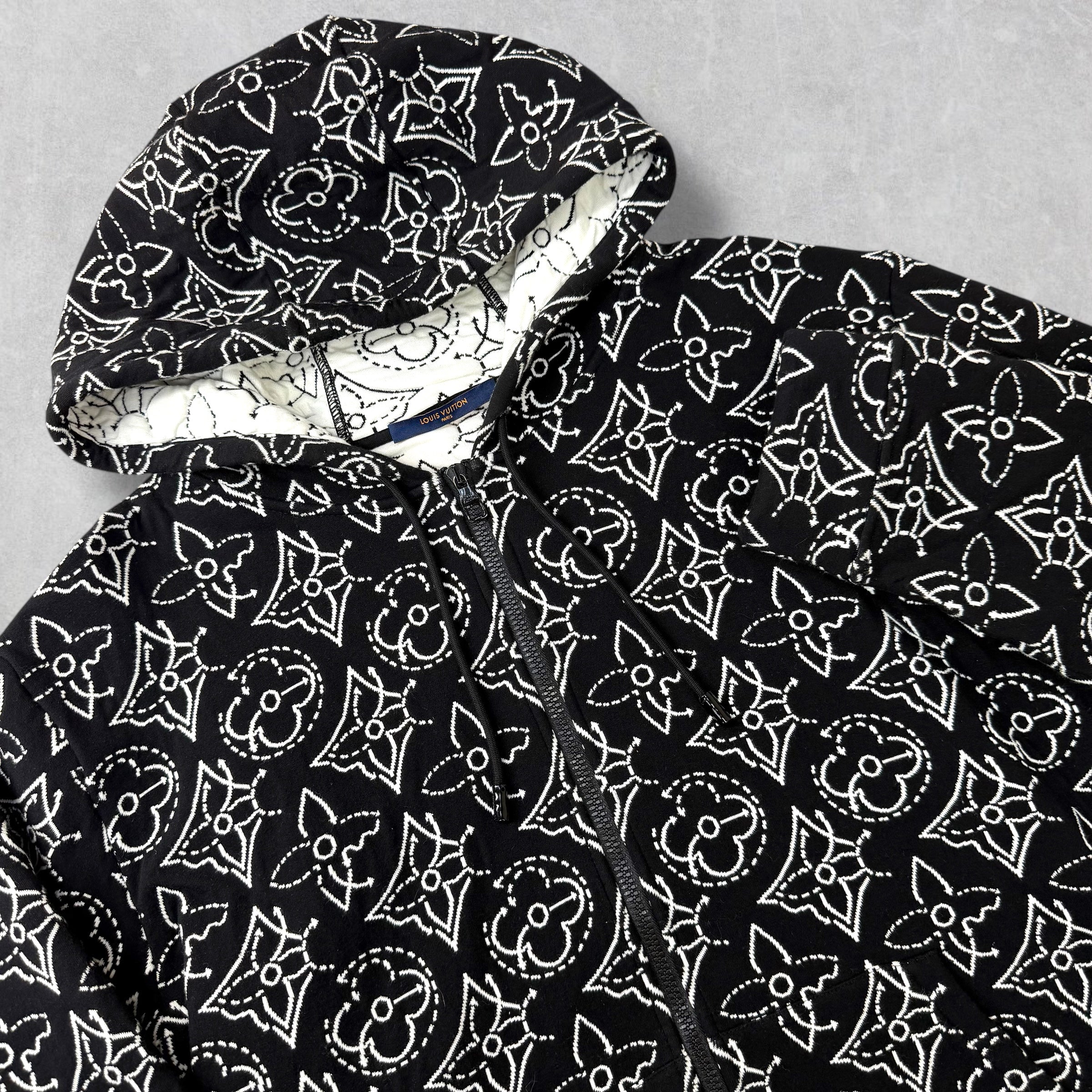 Louis Vuitton x NBA Quilted Zip Hoodie XXL