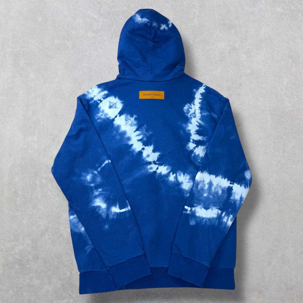 Louis Vuitton Tie Dye Hoodie with LV Signature XL