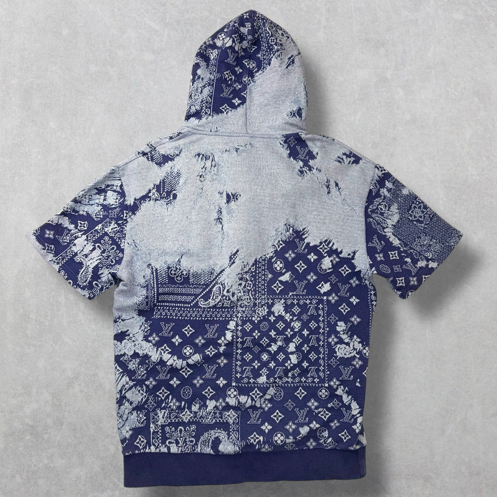 Louis Vuitton Monogram Bandana Short-Sleeve Hoodie L