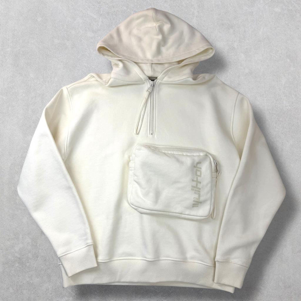 Louis Vuitton 3D Patched Pocket Half-Zip Hoodie XL