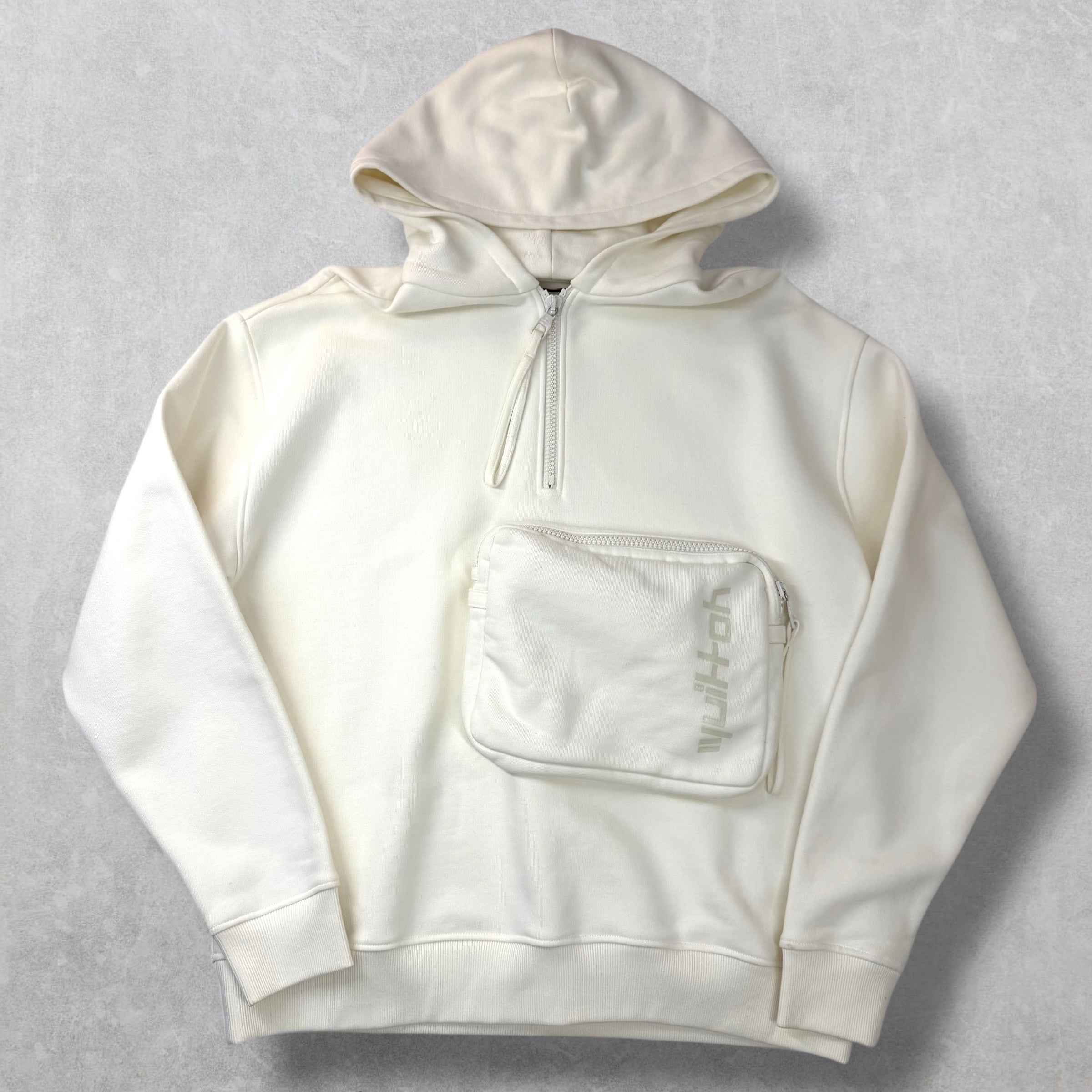 Louis Vuitton 3D Patched Pocket Half-Zip Hoodie XL