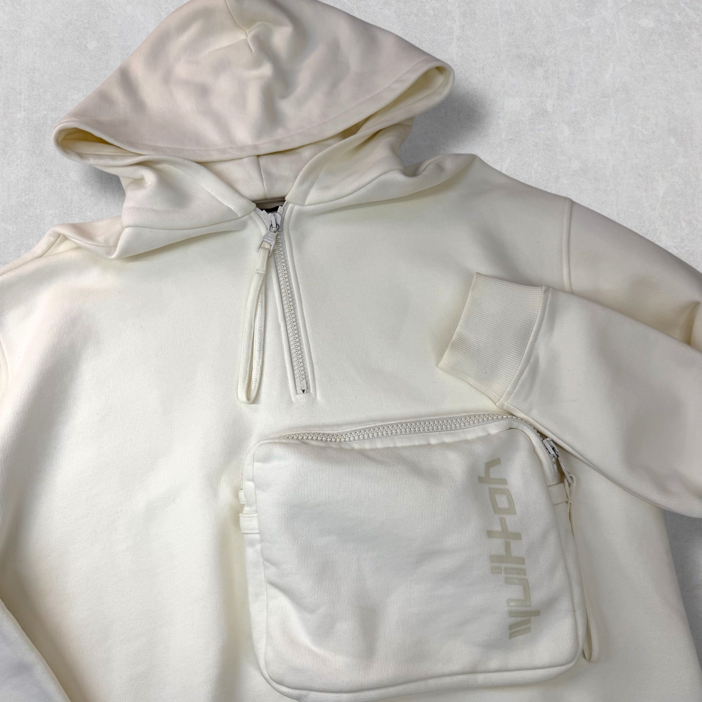 Louis Vuitton 3D Patched Pocket Half-Zip Hoodie XL