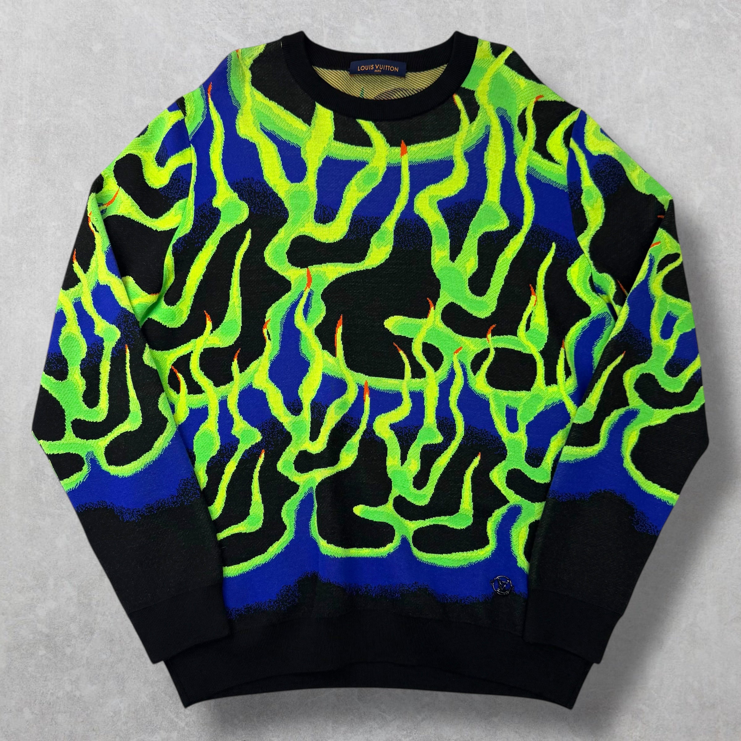 Louis Vuitton Flame Graphic Crewneck Sweater XXL