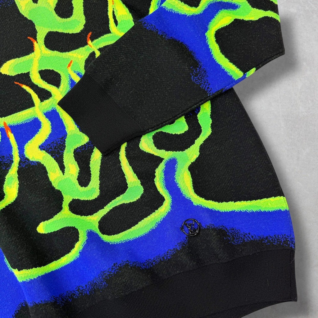 Louis Vuitton Flame Graphic Crewneck Sweater XXL