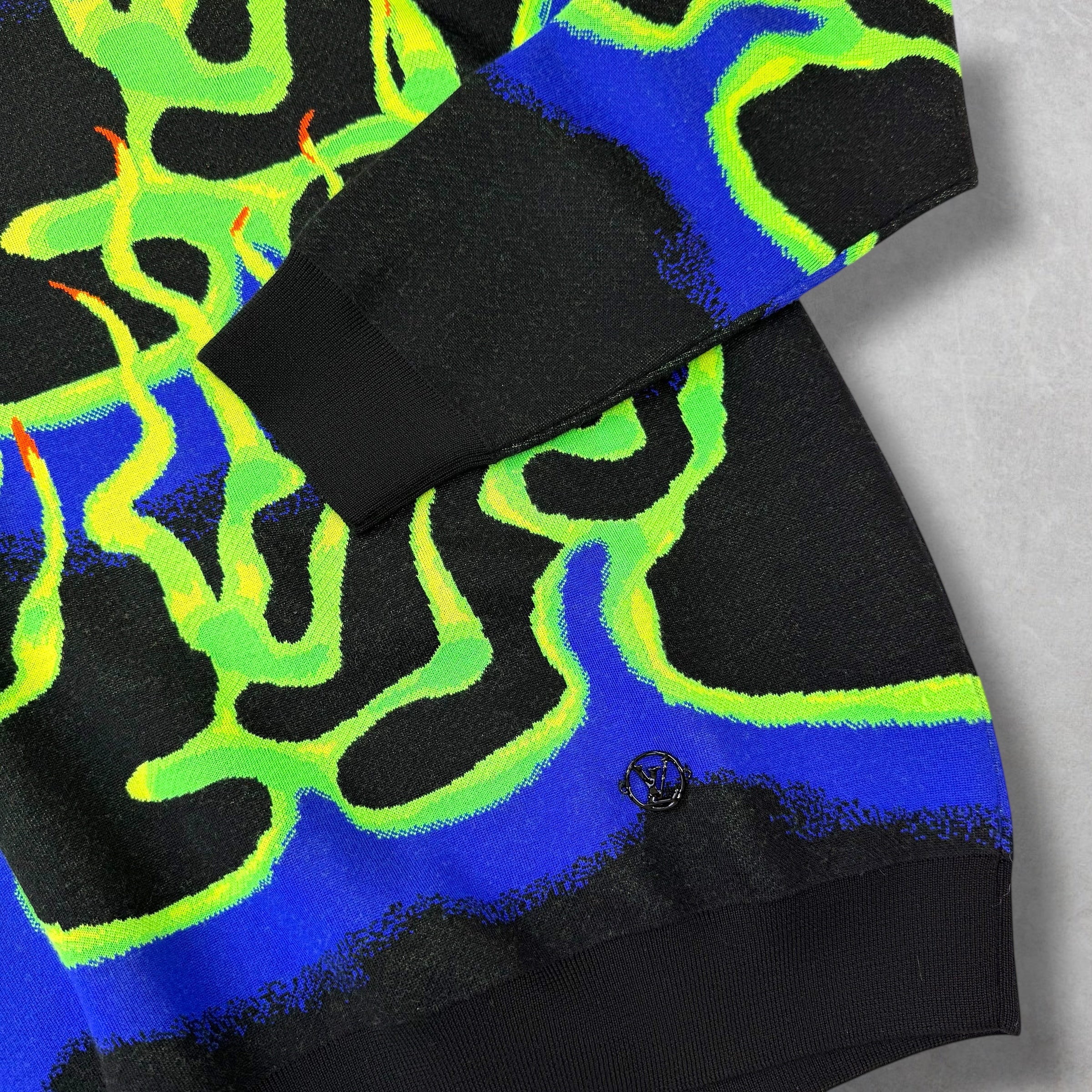 Louis Vuitton Flame Graphic Crewneck Sweater XXL