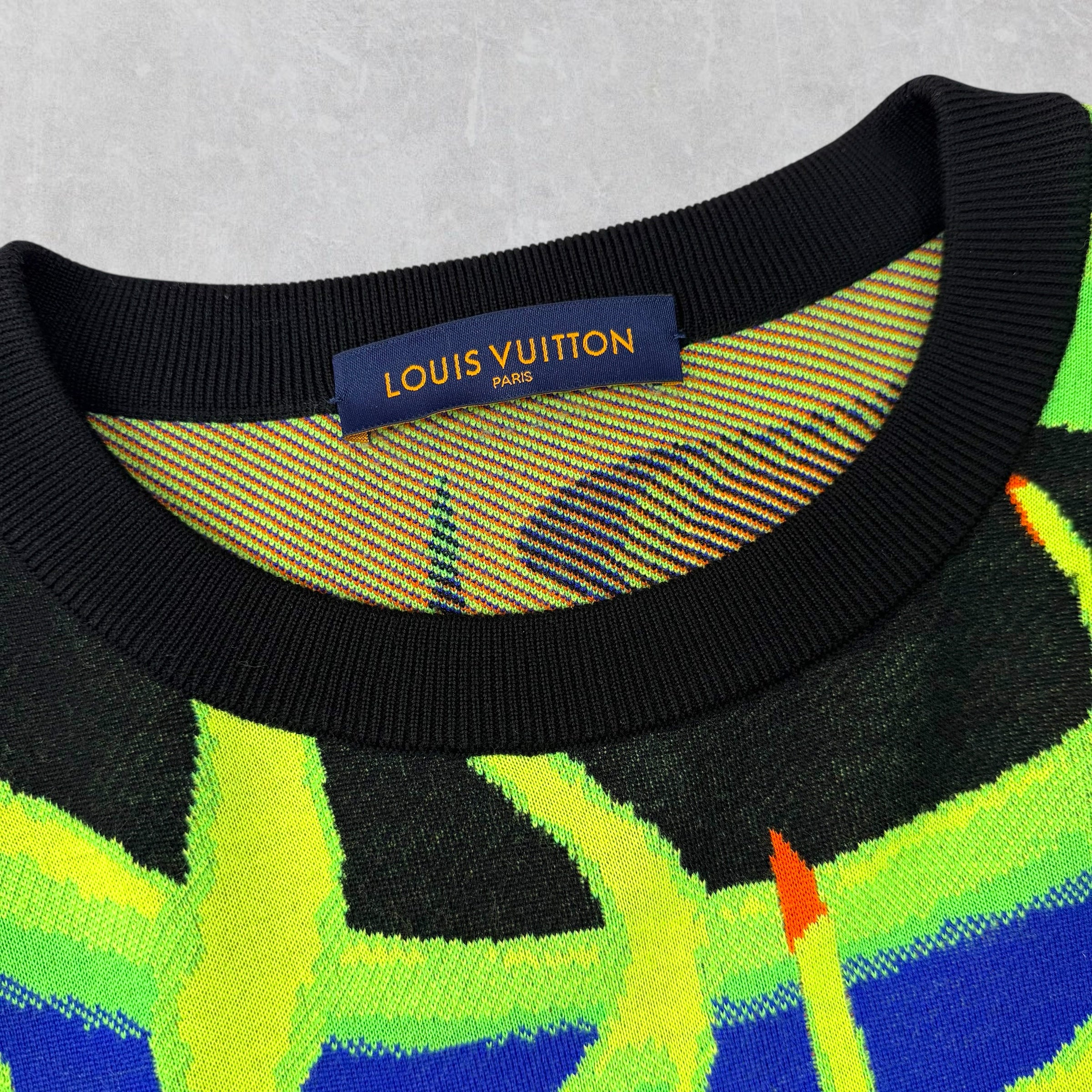 Louis Vuitton Flame Graphic Crewneck Sweater XXL