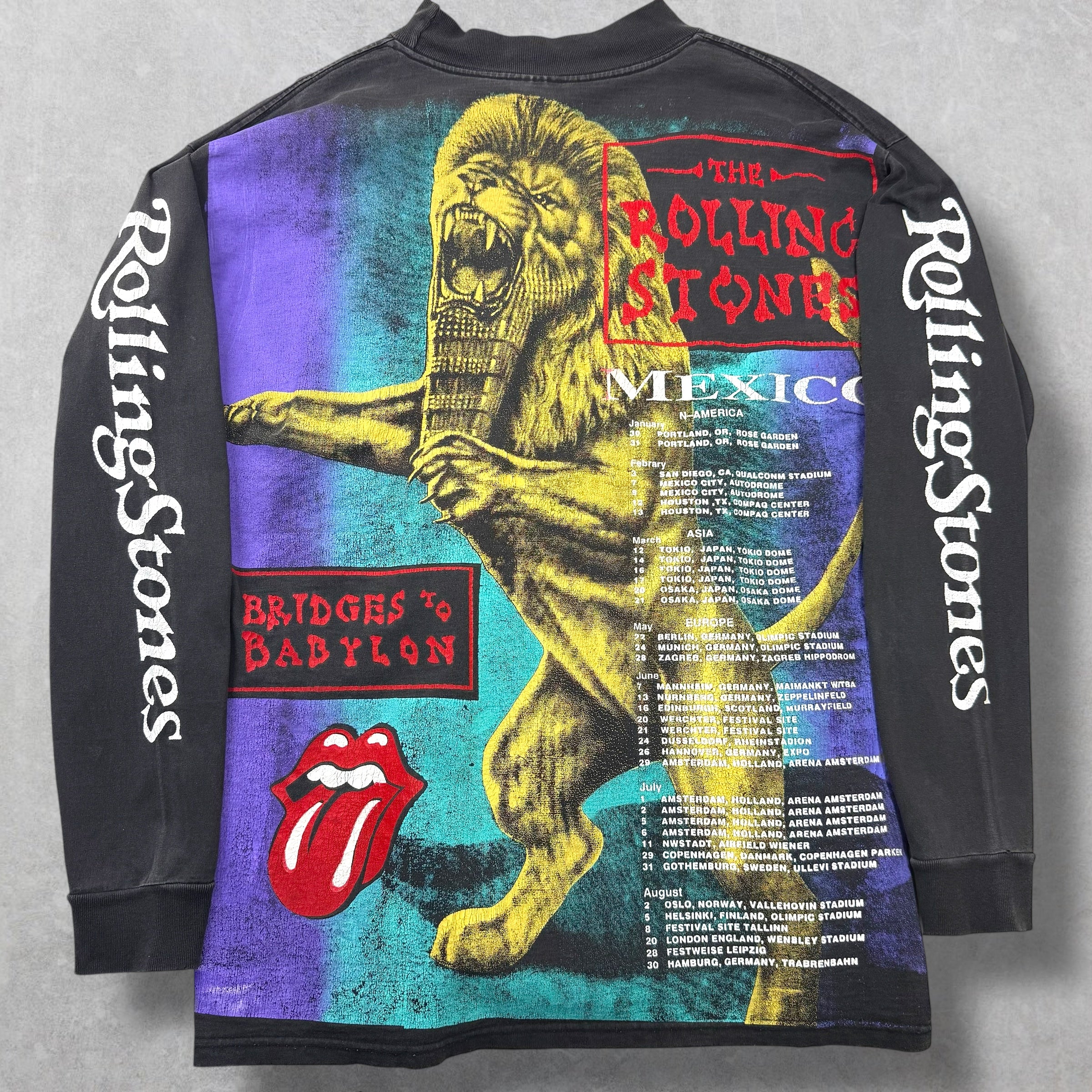 Vintage 90's Resurreccion Rolling Stones L/S Tee XL