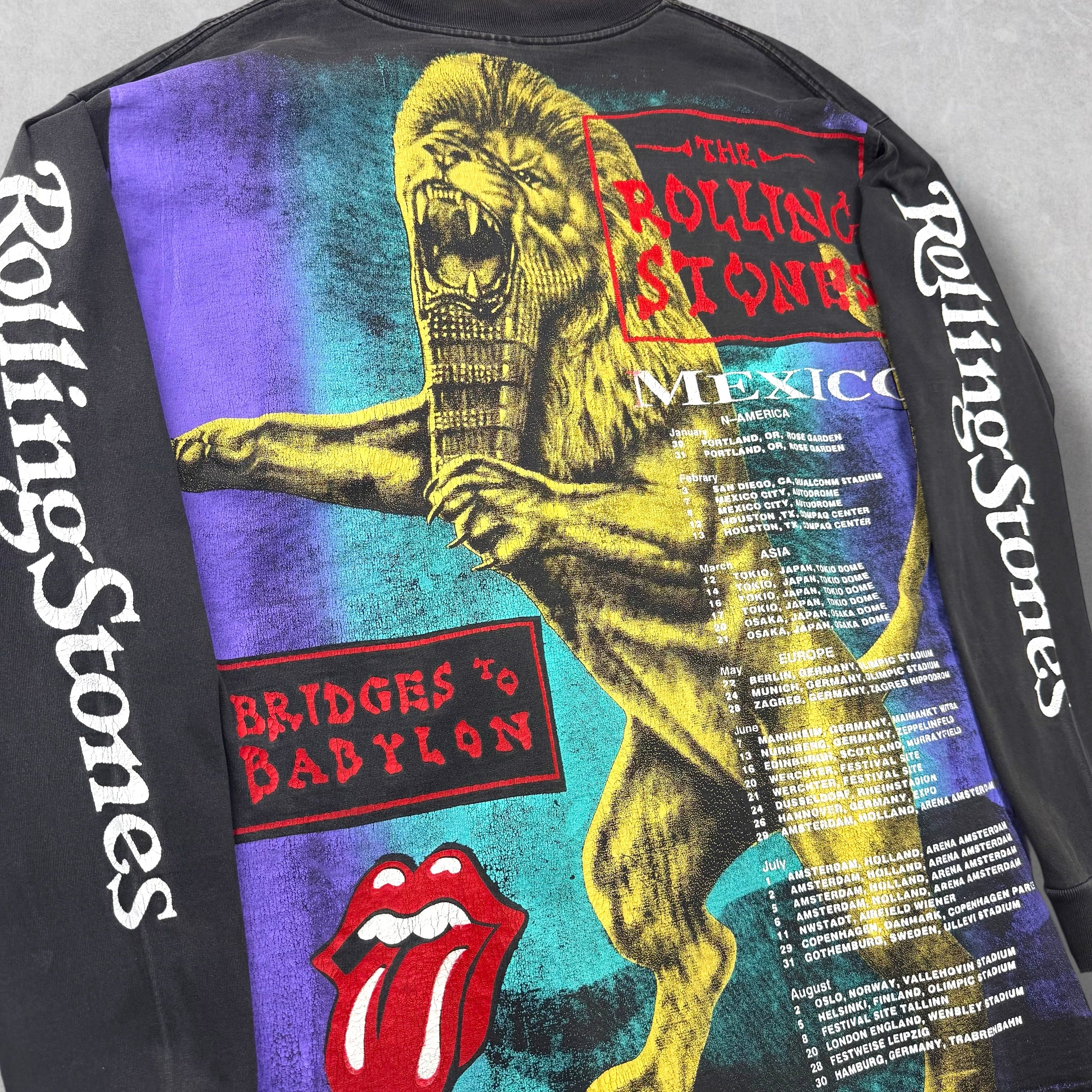 Vintage 90's Resurreccion Rolling Stones L/S Tee XL