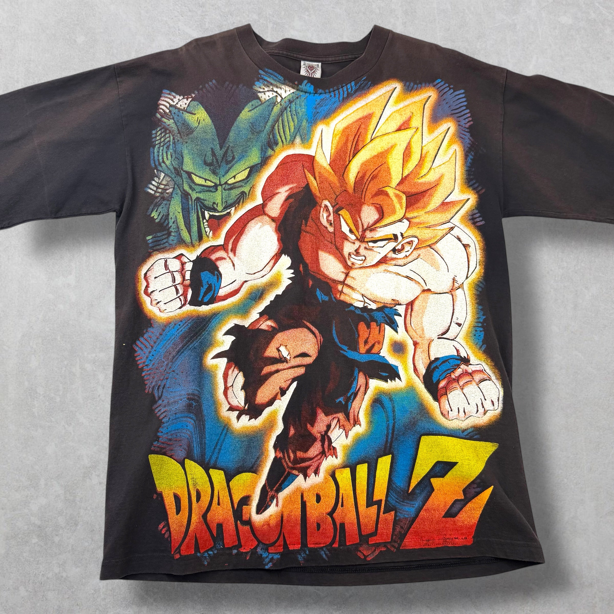 Vintage 90's Resurreccion Rolling DBZ Goku Tee XL