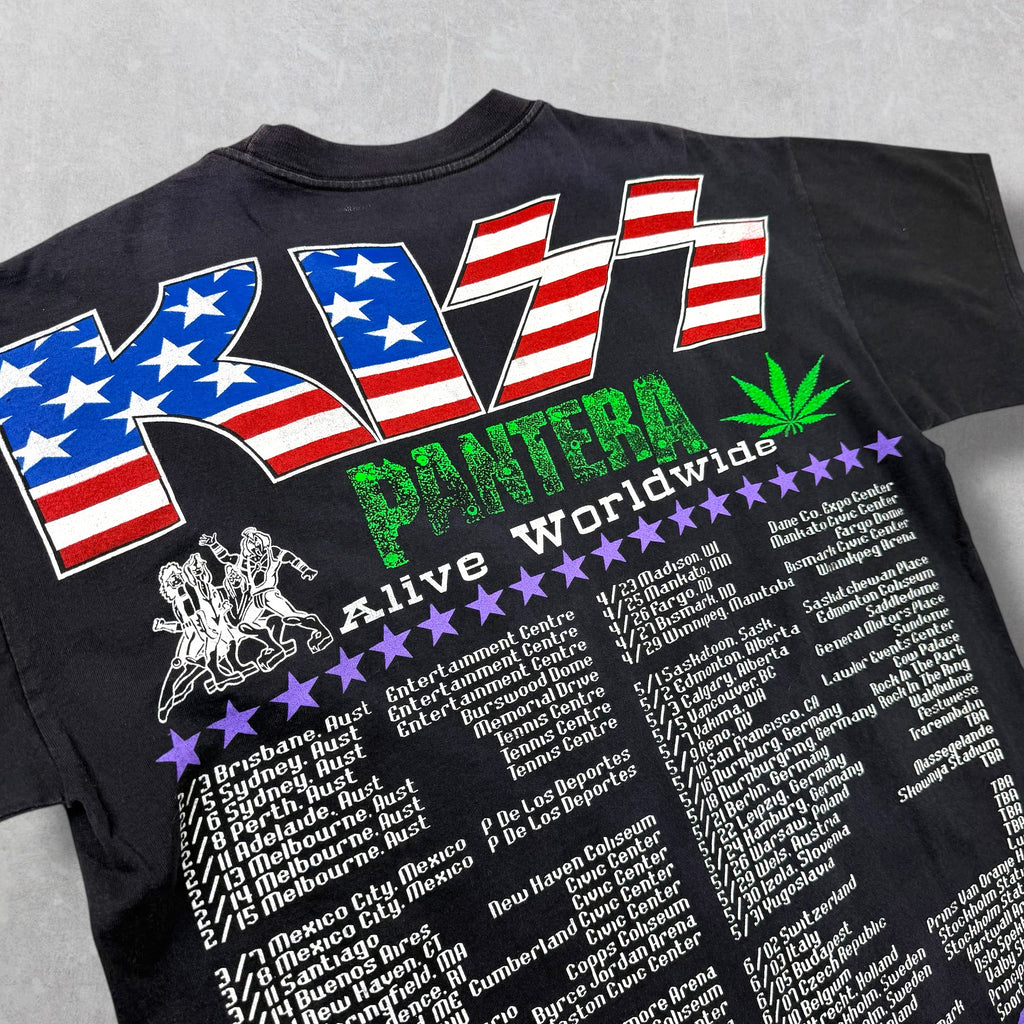 Vintage '97 Resurreccion Kiss & Pantera Tour Tee XL