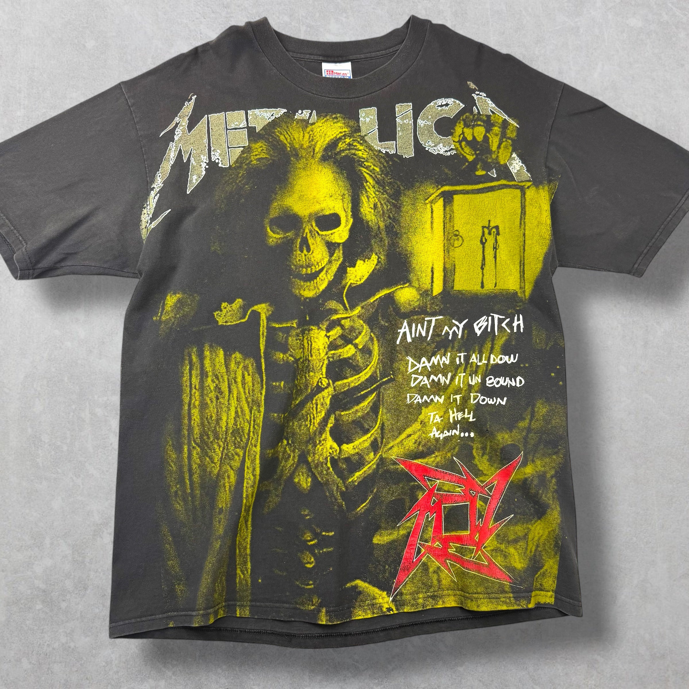 Vintage 90's Metallica Master of Lyrics Mexican Bootleg XL
