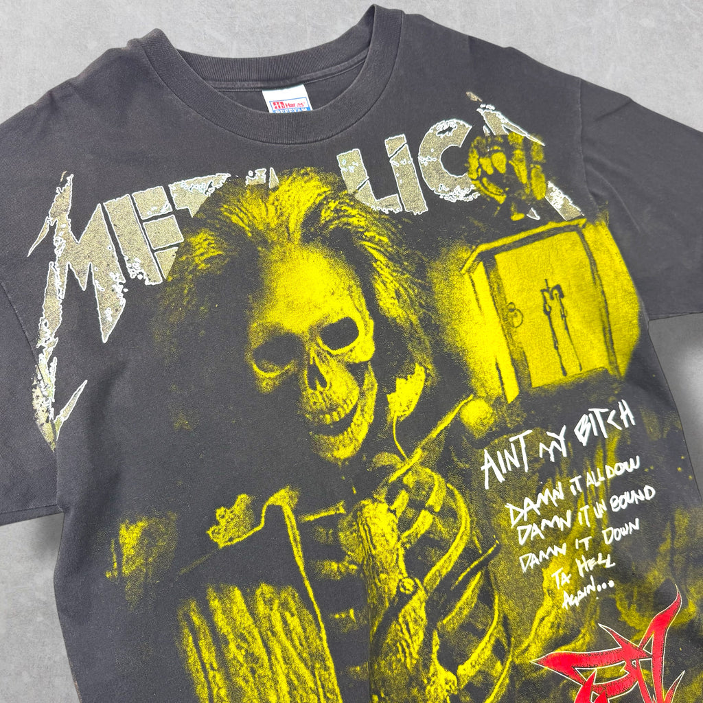 Vintage 90's Metallica Master of Lyrics Mexican Bootleg XL