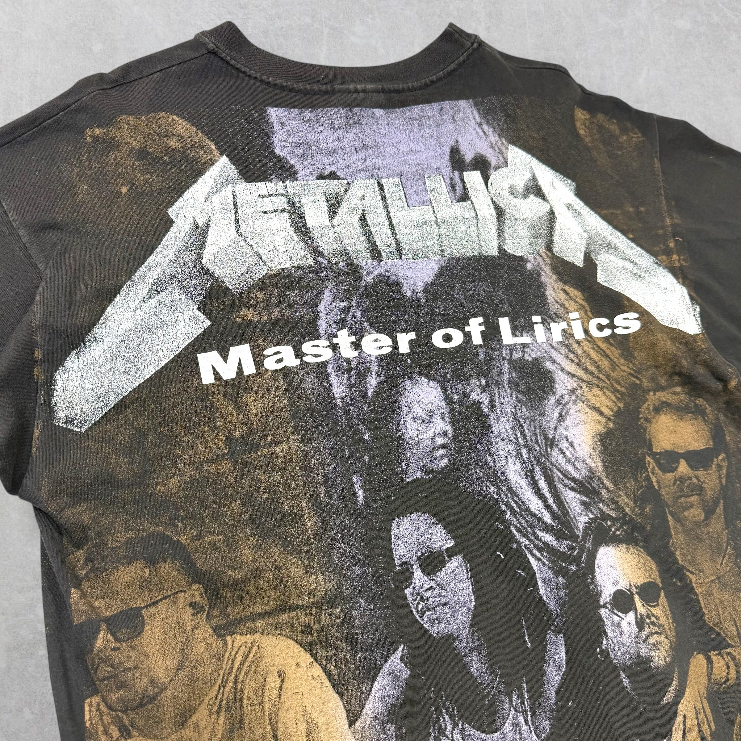 Vintage 90's Metallica Master of Lyrics Mexican Bootleg XL